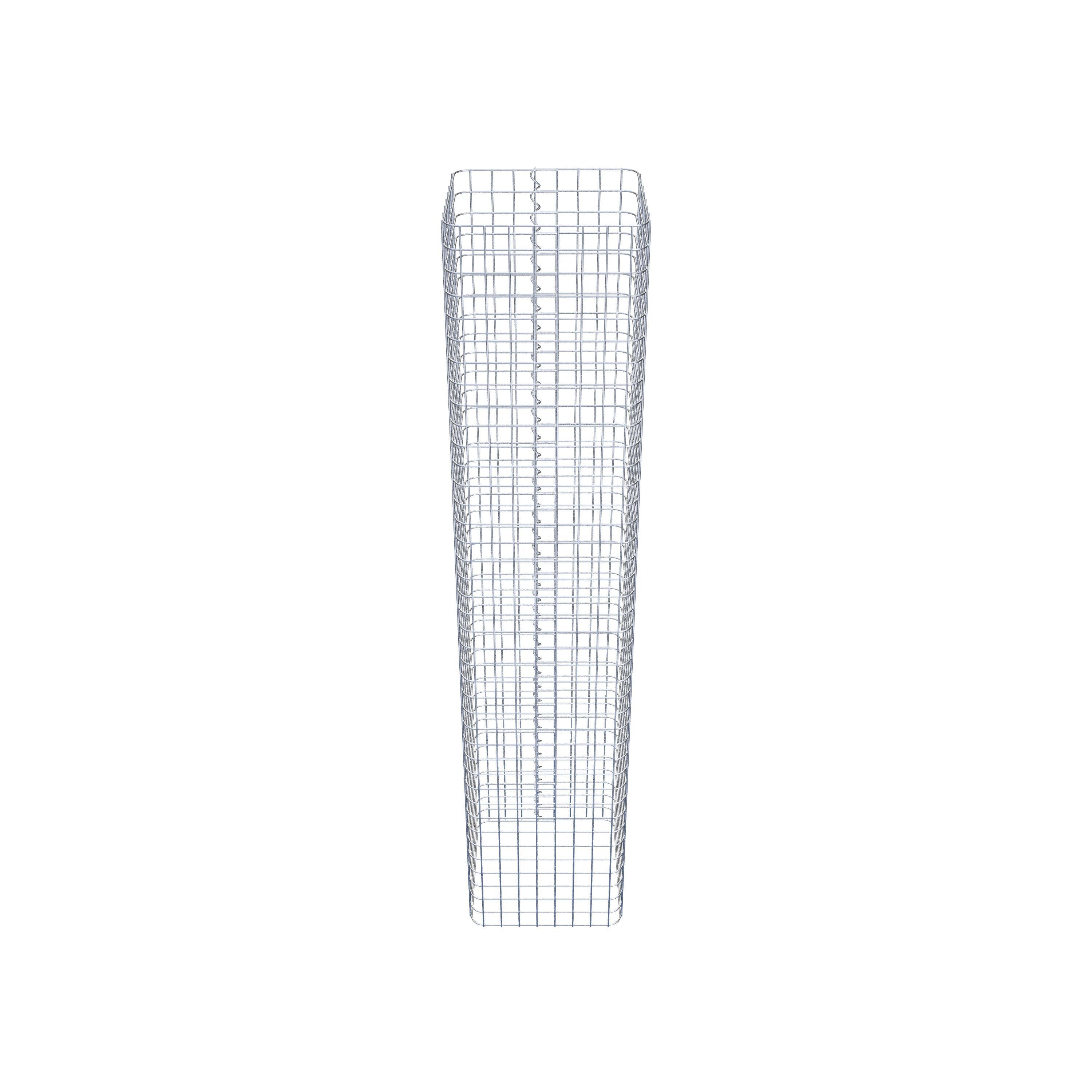 Gabion column square 42 cm x 42 cm, 200 cm high, MW 5 cm x 5 cm