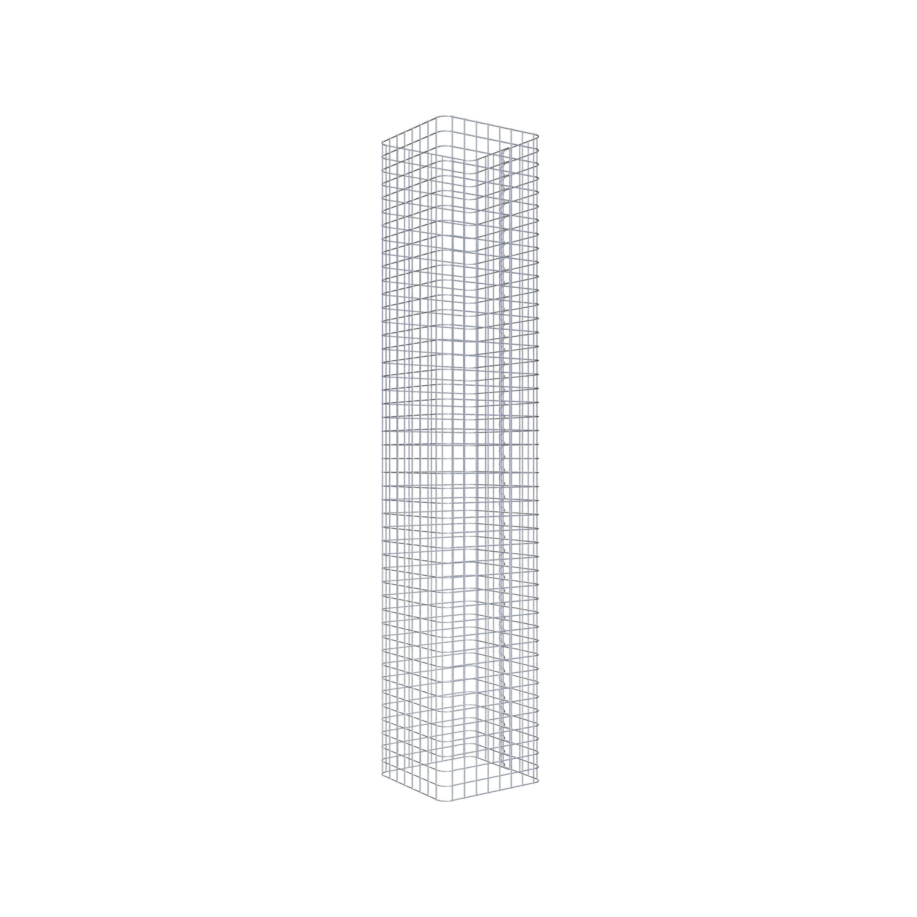 Gabion column square 42 cm x 42 cm, 230 cm height, MW 5 cm x 5 cm