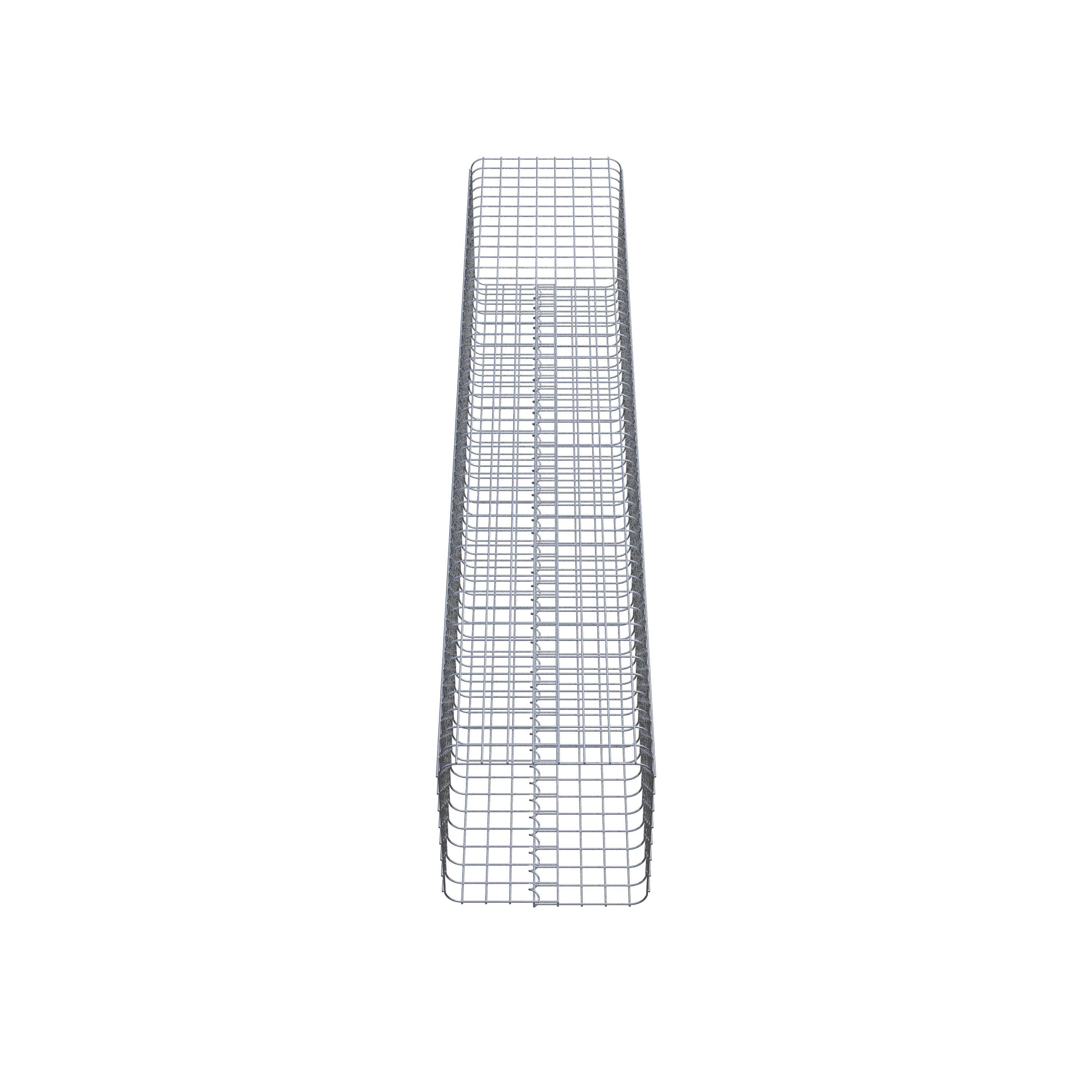 Gabion column square 42 cm x 42 cm, 230 cm height, MW 5 cm x 5 cm