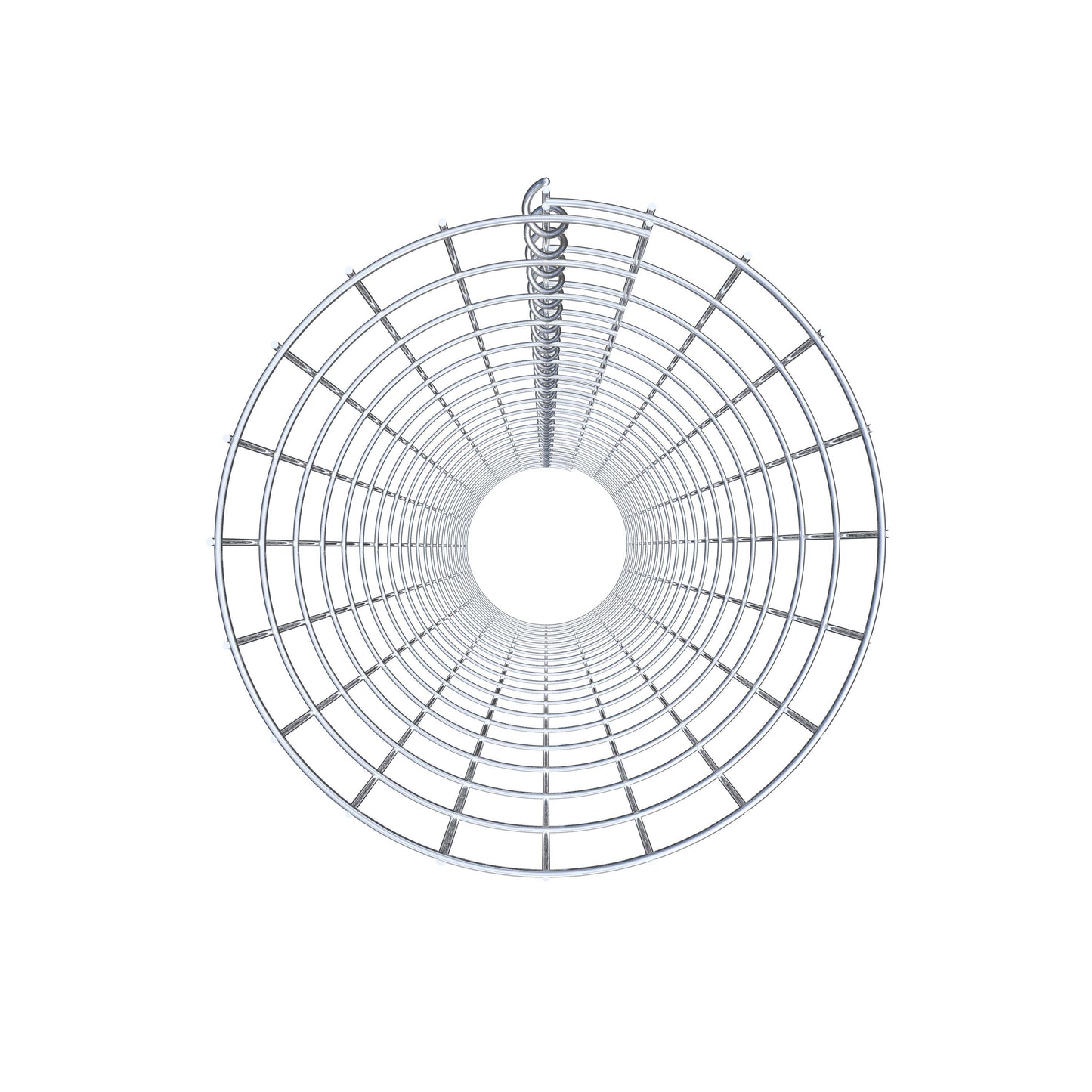Coluna de gabião diâmetro 32 cm, malha 5 x 10 cm redonda