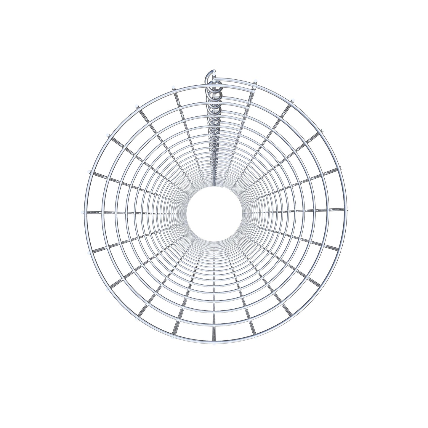 Coluna de gabião diâmetro 32 cm, malha 5 x 10 cm redonda