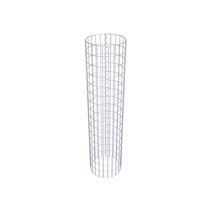 Colonne de gabion ronde 37 cm de diamètre, 160 cm de hauteur, maille 5 cm x 10 cm