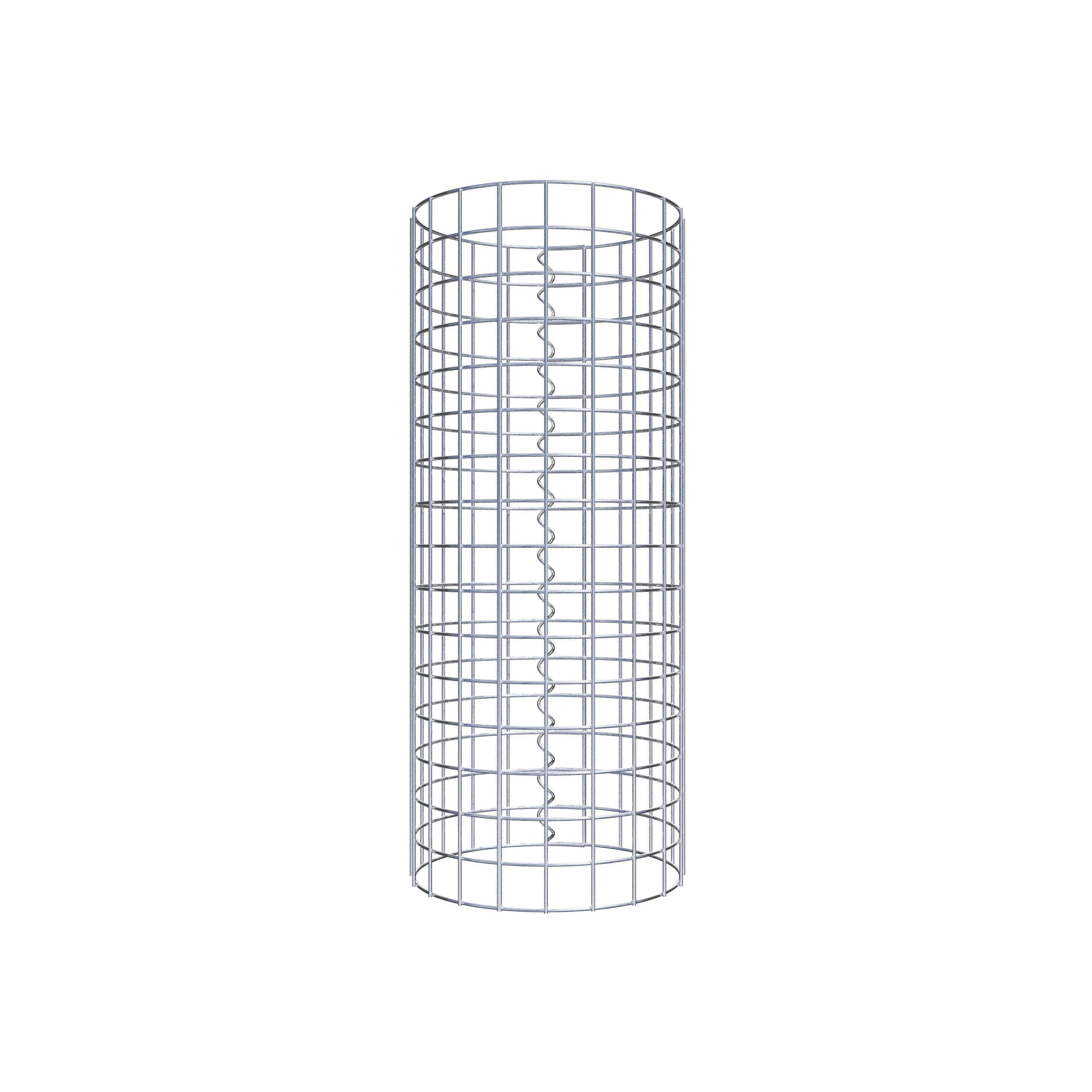 Gabionensäule rund 32  cm Durchmesser, 80  cm Höhe, Maschenweite 5 cm x 5 cm