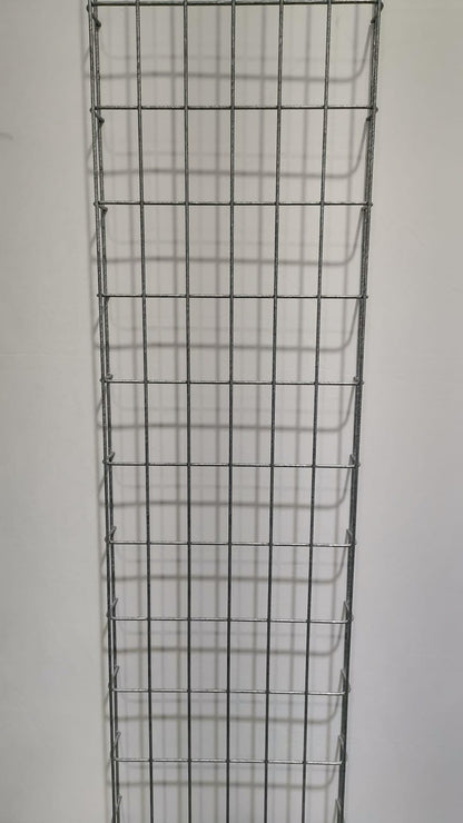 Chemin de câbles longueur 29 cm, profondeur 5 cm, mailles 5 x 10 cm