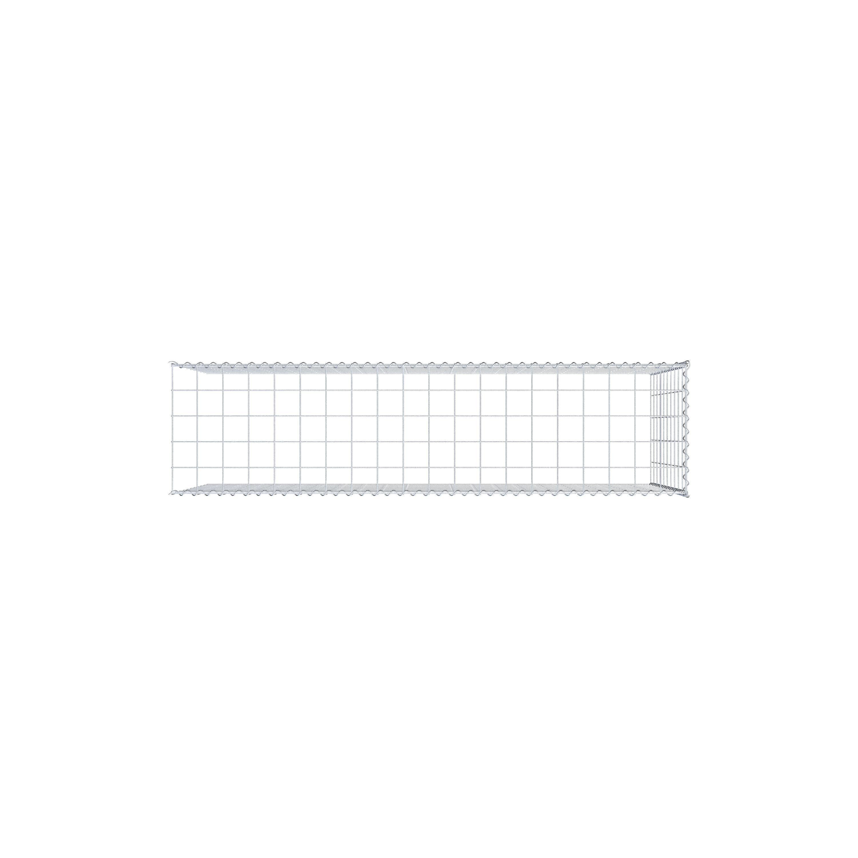 Add-on schanskorf type 4 200 cm x 100 cm x 50 cm (L x H x D), maaswijdte 10 cm x 10 cm, spiraal