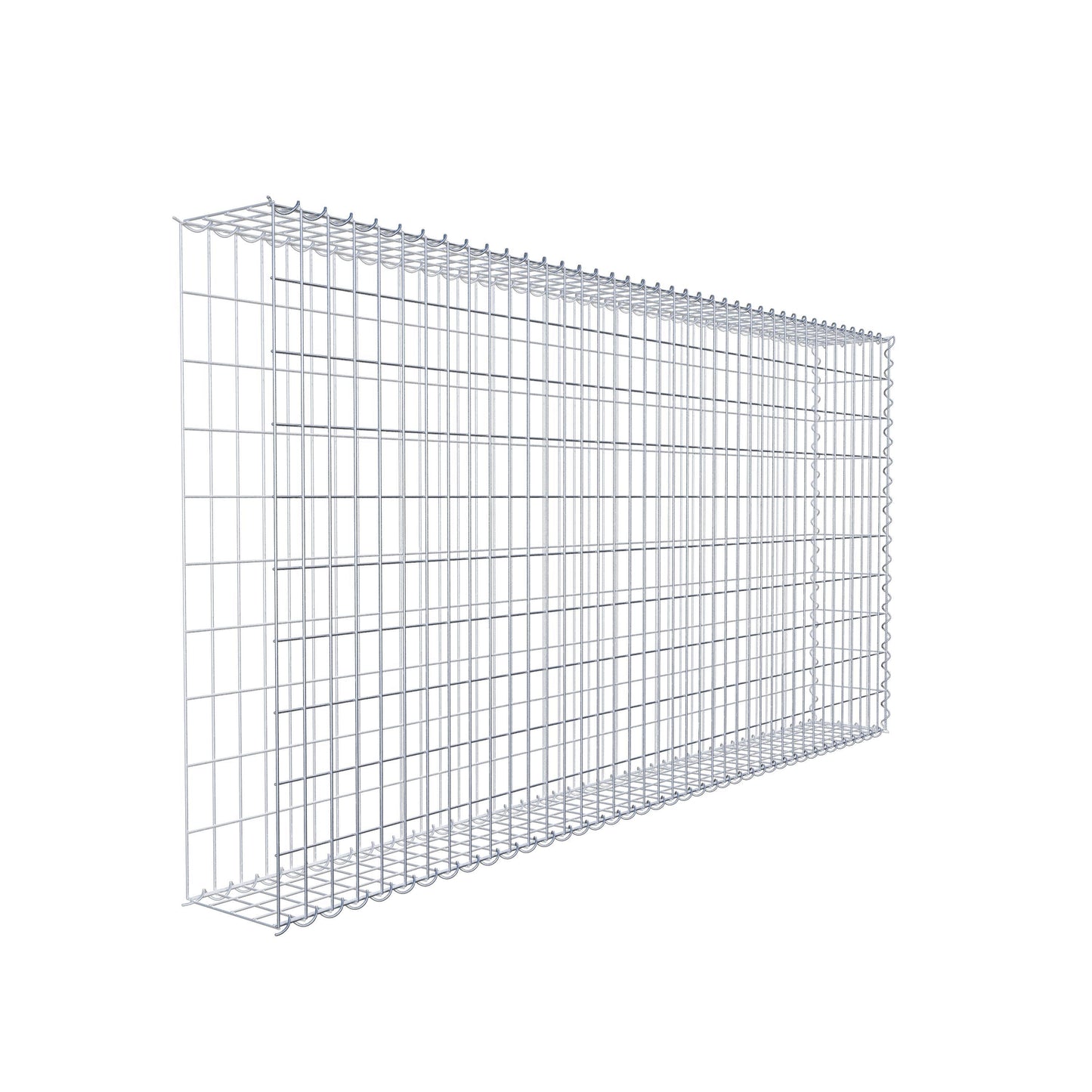 Anbaugabione Typ 2 200 cm x 100 cm x 20 cm (L x H x T), Maschenweite 5 cm x 10 cm, Spirale