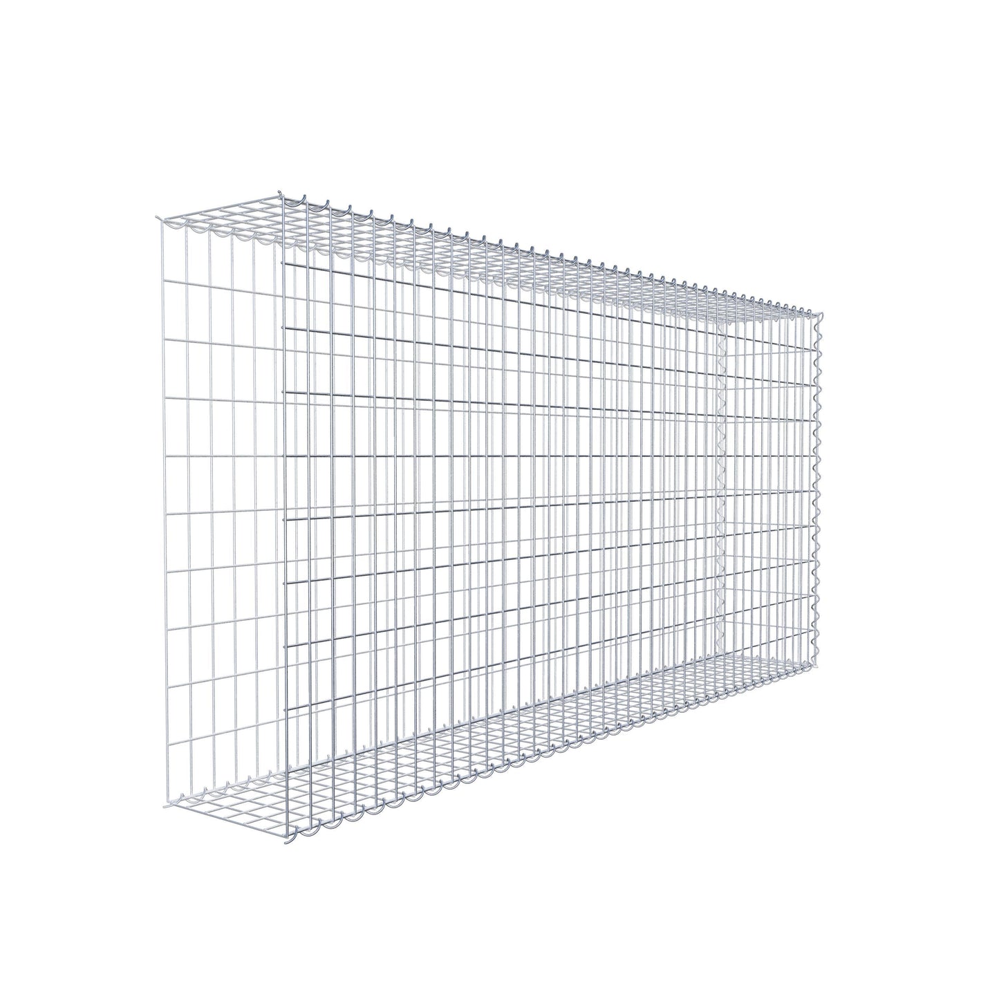 Add-on schanskorf type 2 200 cm x 100 cm x 30 cm (L x H x D), maaswijdte 5 cm x 10 cm, spiraalvormig