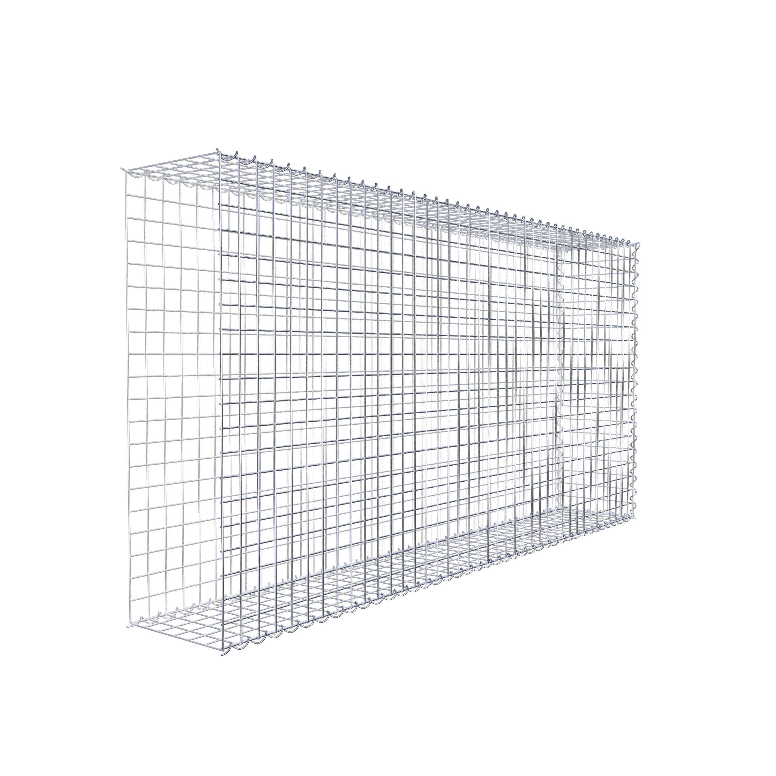 Gavión adicional tipo 2 200 cm x 100 cm x 30 cm (L x A x P), malla 5 cm x 5 cm, en espiral
