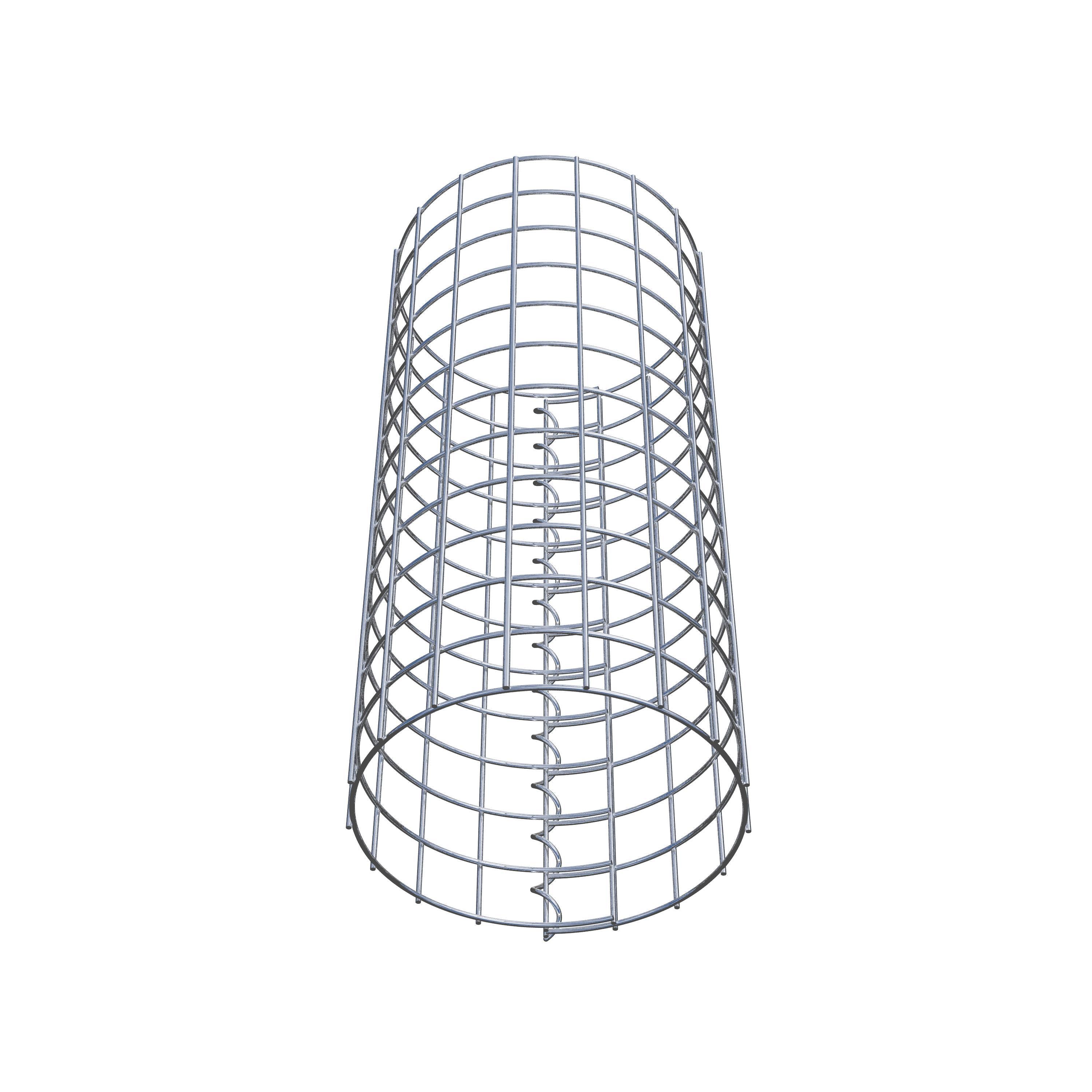 Coluna de gabião diâmetro 27 cm MW 5 x 5 cm redondo