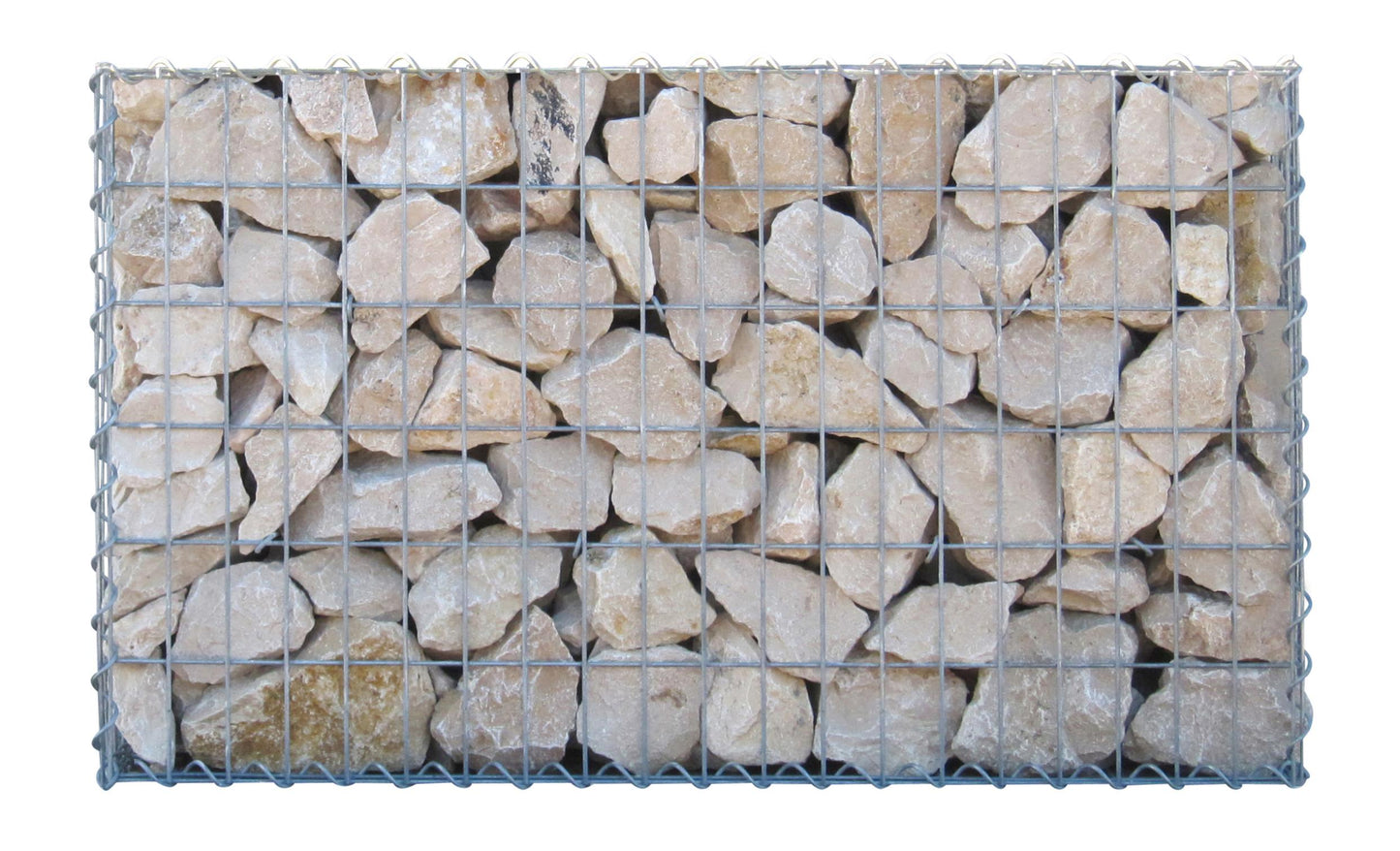 Gabion 100 cm x 60 cm x 30 cm (L x H x P), mailles 5 cm x 10 cm, spirale