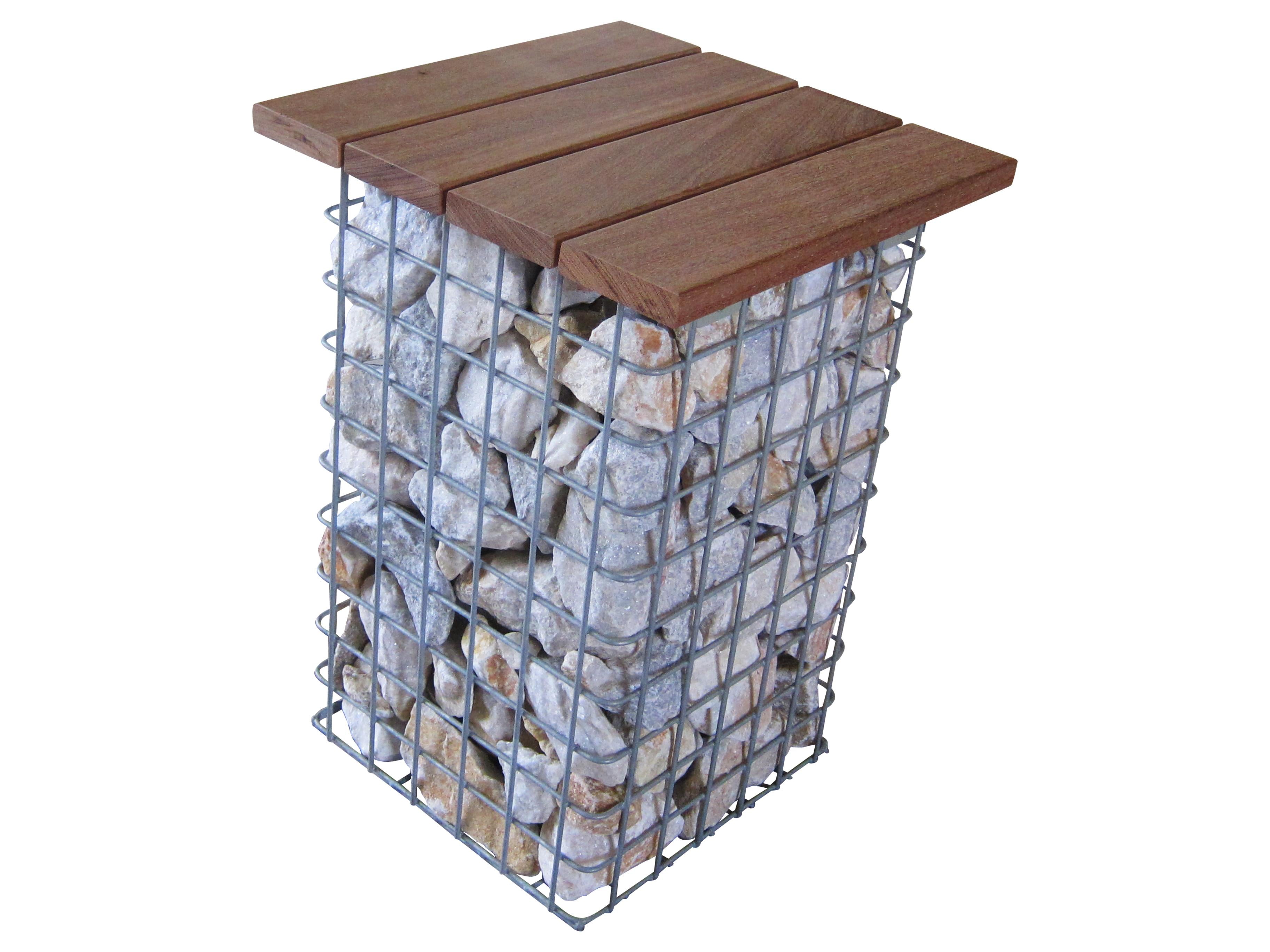 Taburete galvanizado en caliente MW 5 x 5 cm, CUMARU