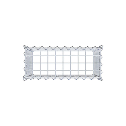Extra gabion typ 3 50 cm x 40 cm x 20 cm (L x H x D), maskstorlek 5 cm x 5 cm, spiral