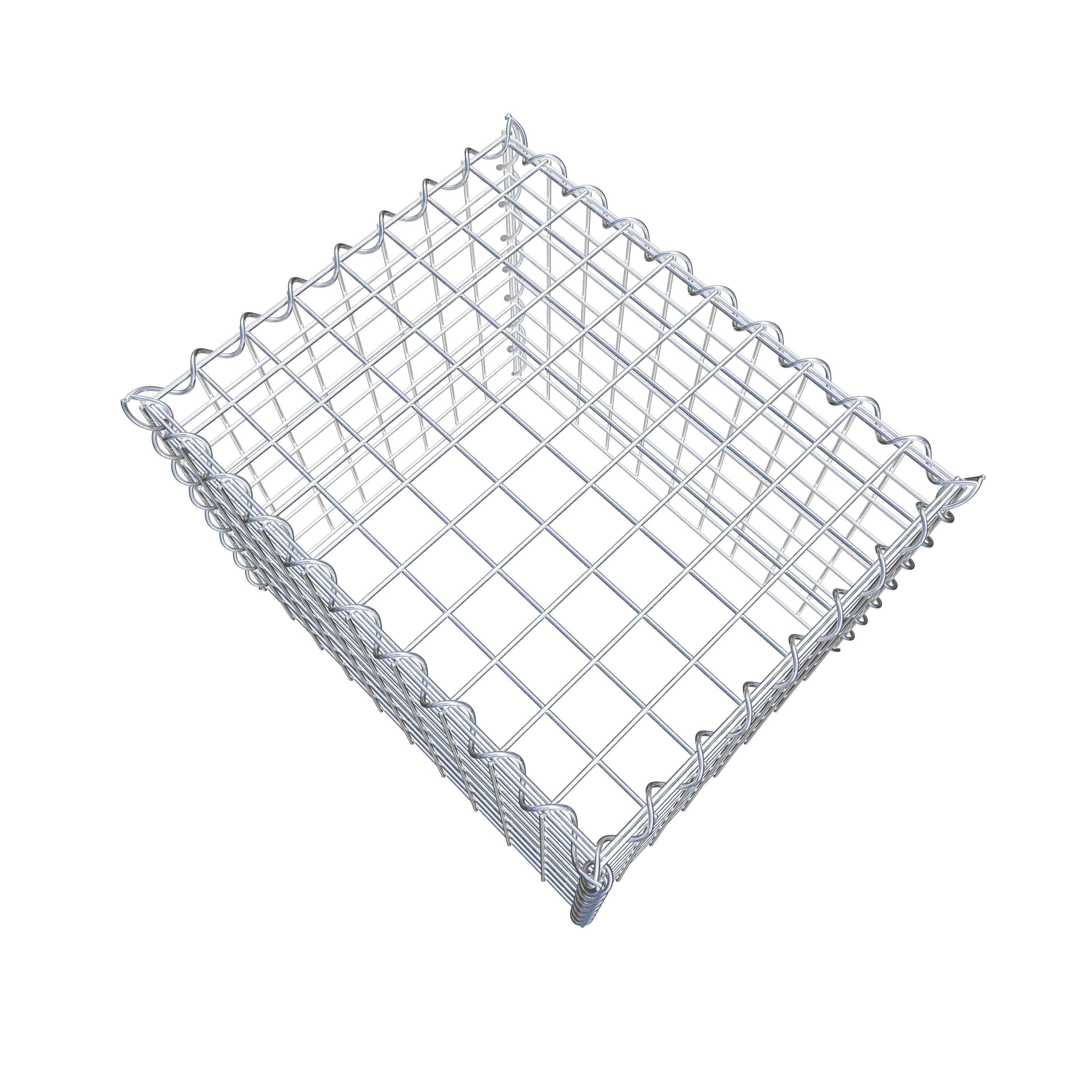 Gabião tipo 3 50 cm x 40 cm x 40 cm (C x A x P), malhagem 5 cm x 5 cm, espiral