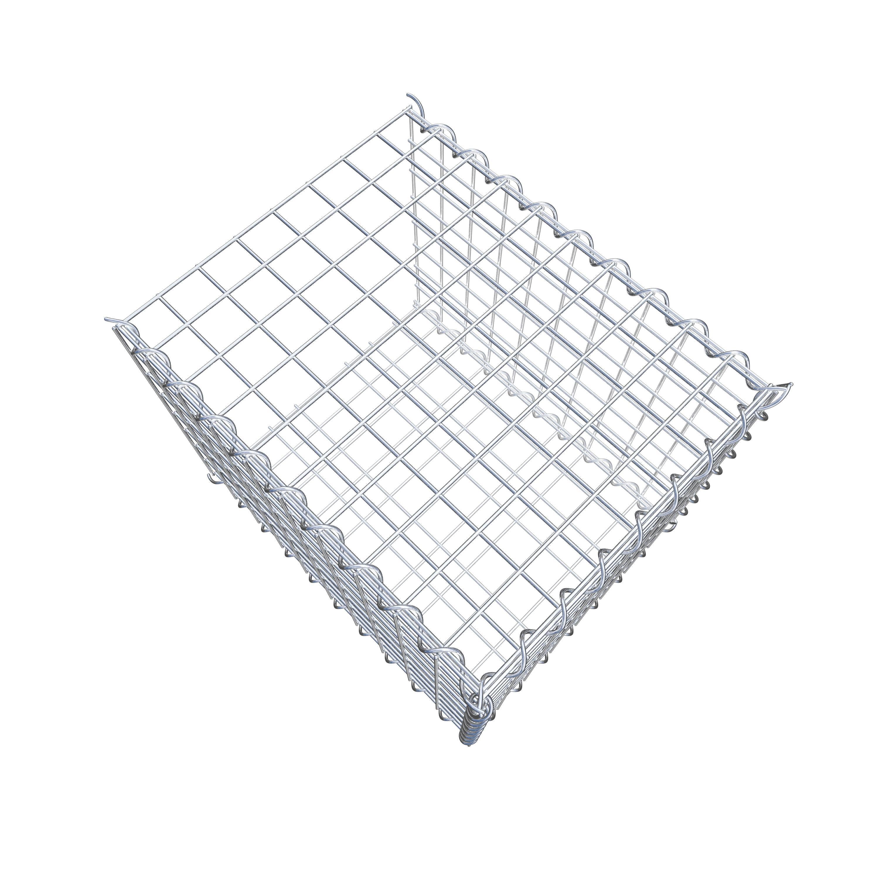 Gavión adicional tipo 2 50 cm x 40 cm x 40 cm (L x A x P), malla 5 cm x 5 cm, en espiral