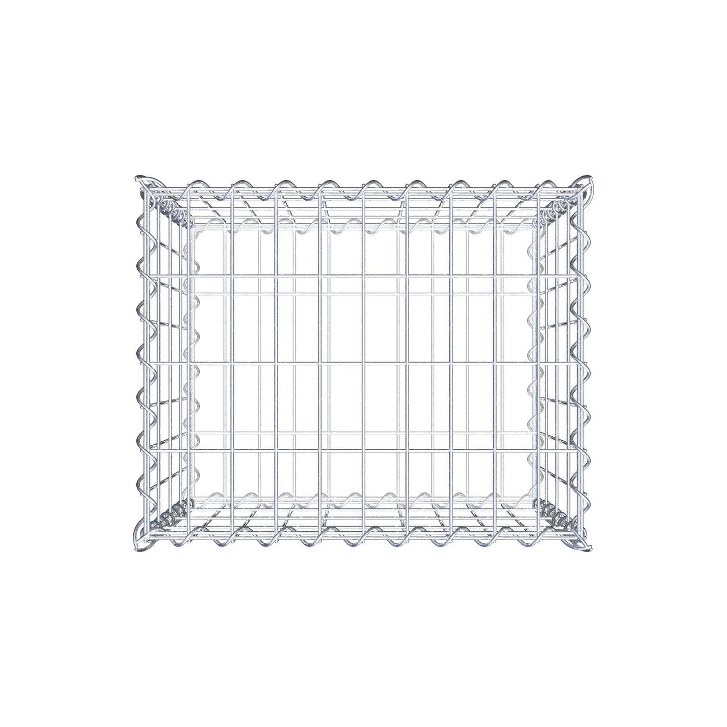 Gabione 50 cm x 40 cm x 40 cm (L x H x T), Maschenweite 5 cm x 10 cm, Spirale