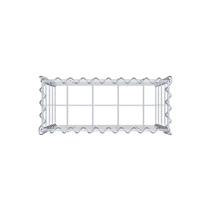 Anbaugabione Typ 3 50 cm x 40 cm x 20 cm (L x H x T), Maschenweite 10 cm x 10 cm, Spirale