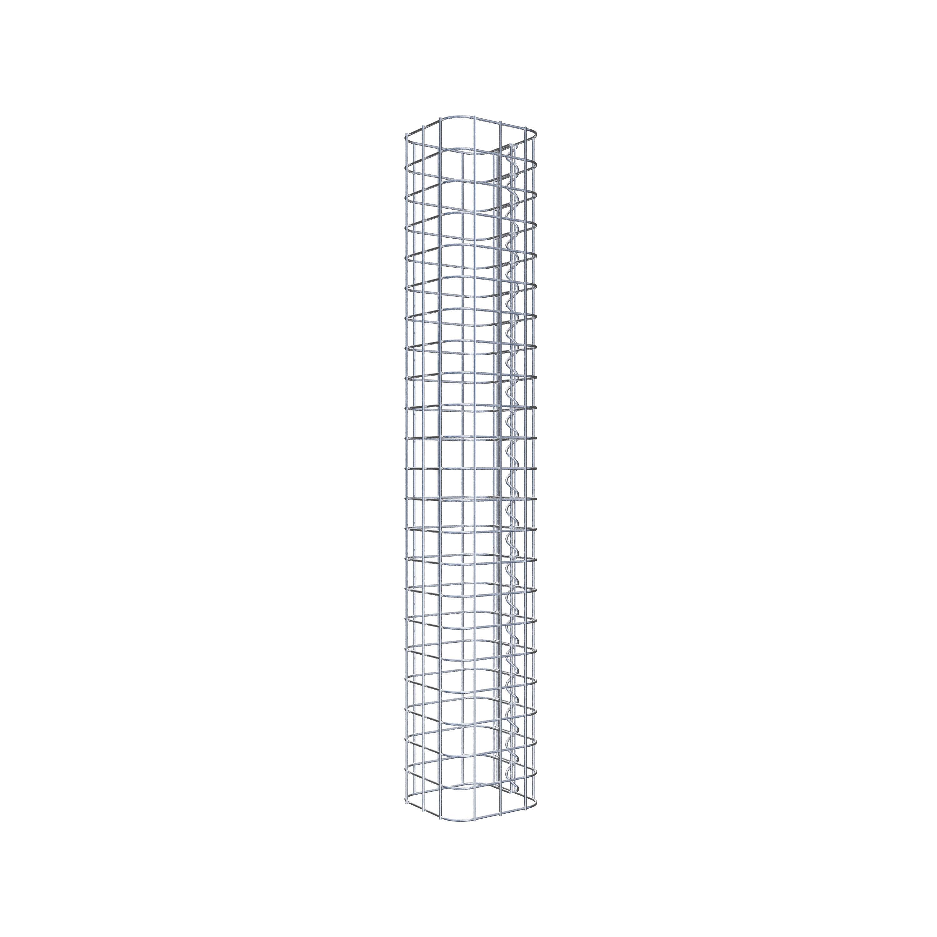 Gabion column 17 x 17 cm, MW 5 x 5 cm square