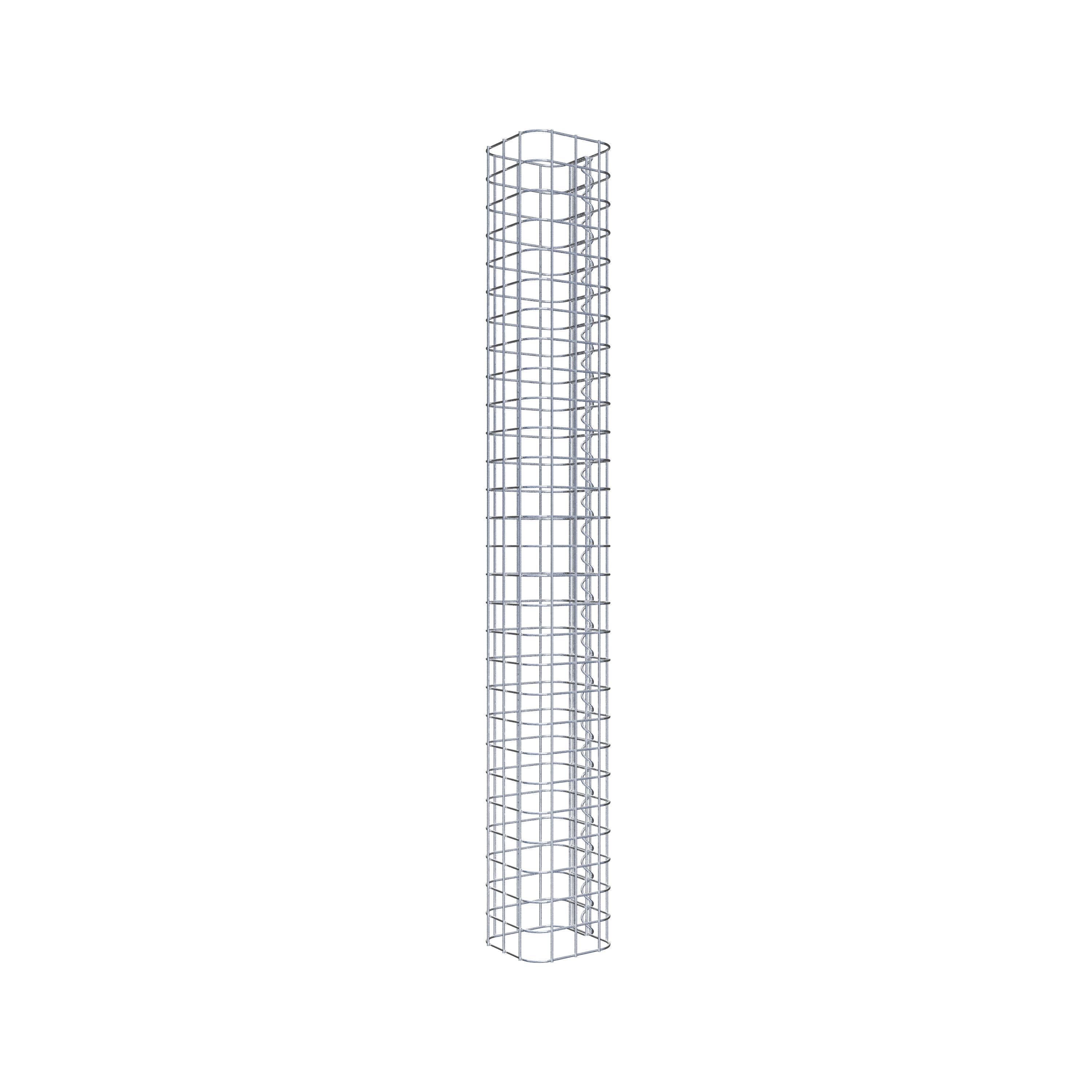 Gabion column 17 x 17 cm, MW 5 x 5 cm square