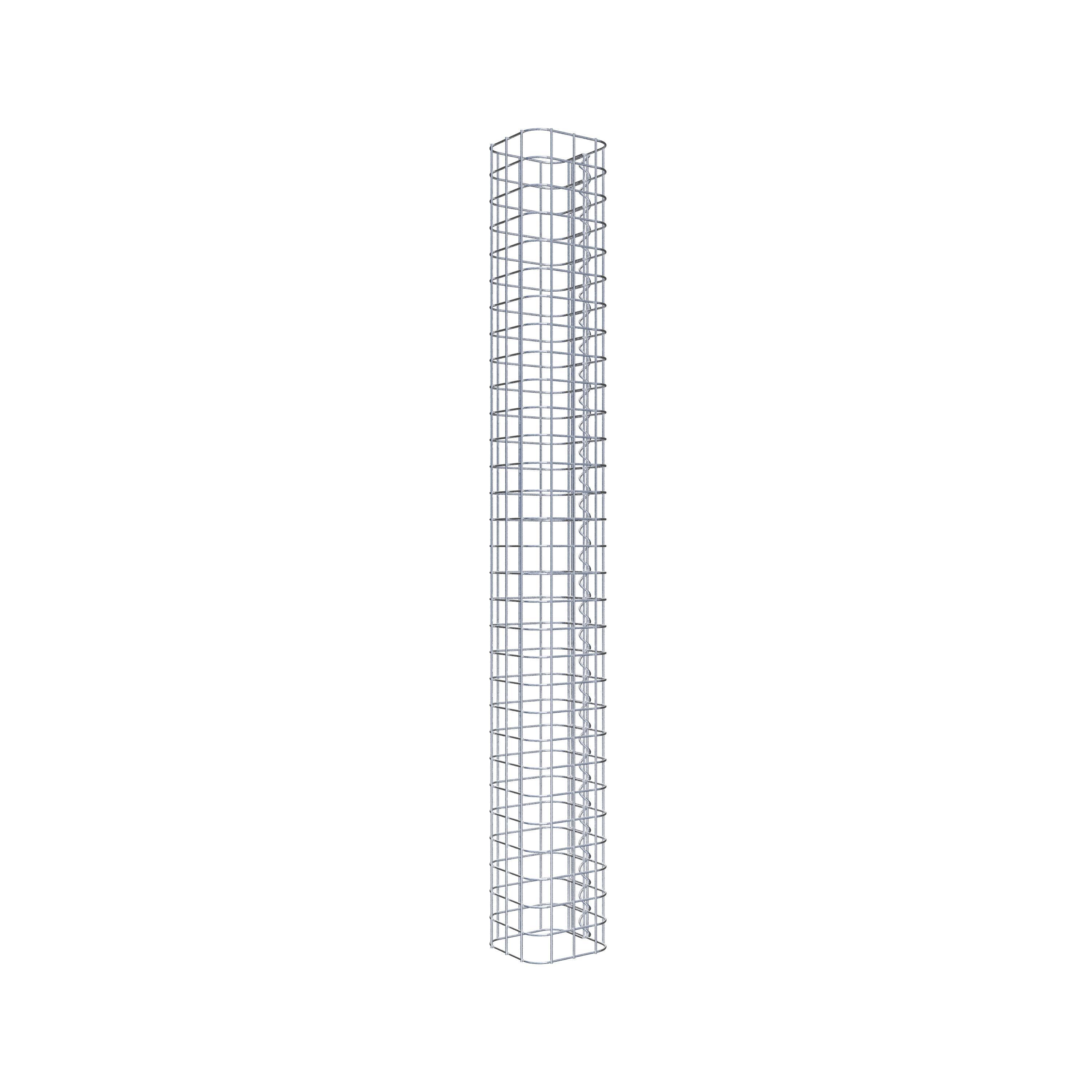 Gabion column 17 x 17 cm, MW 5 x 5 cm square