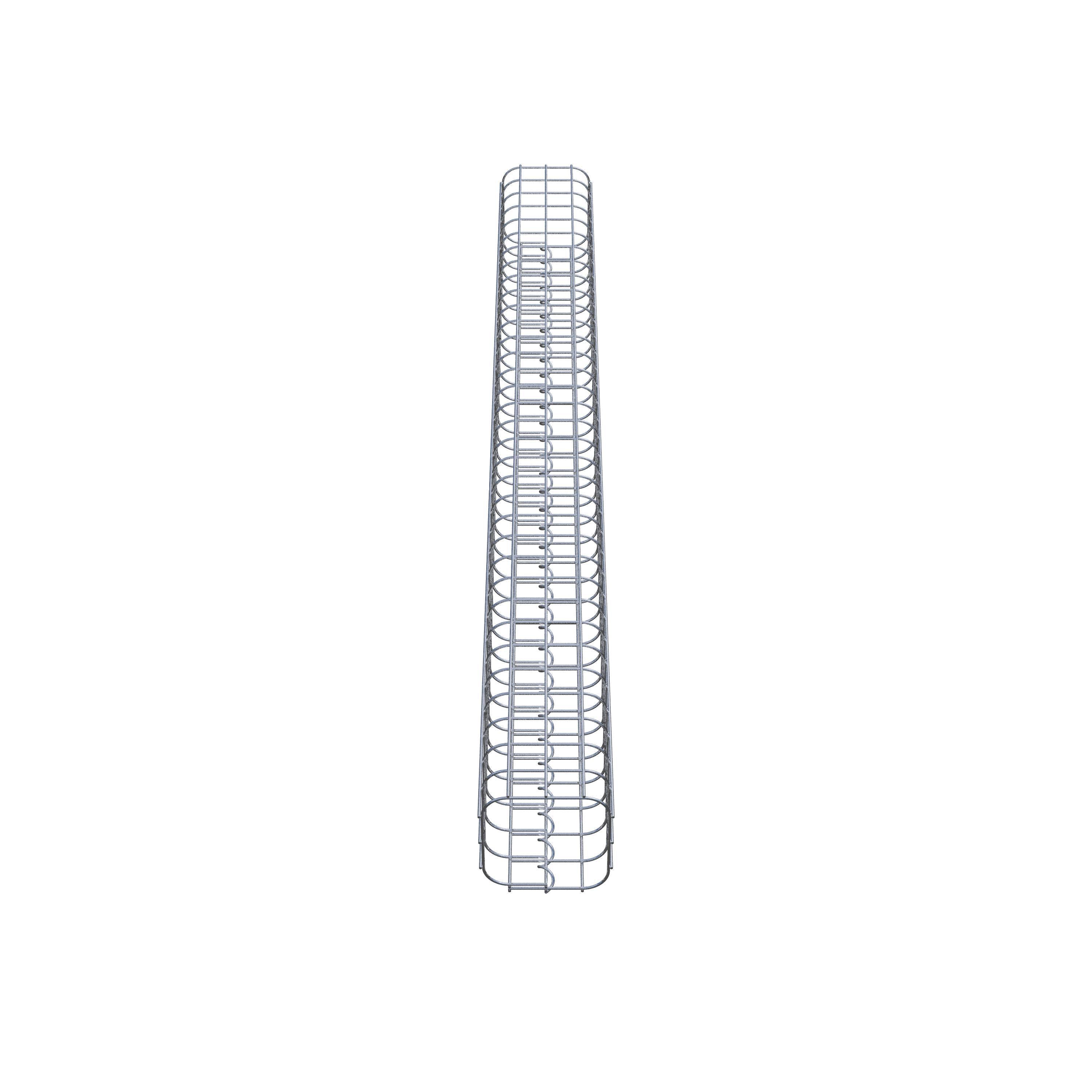 Gabion column 17 x 17 cm, MW 5 x 5 cm square