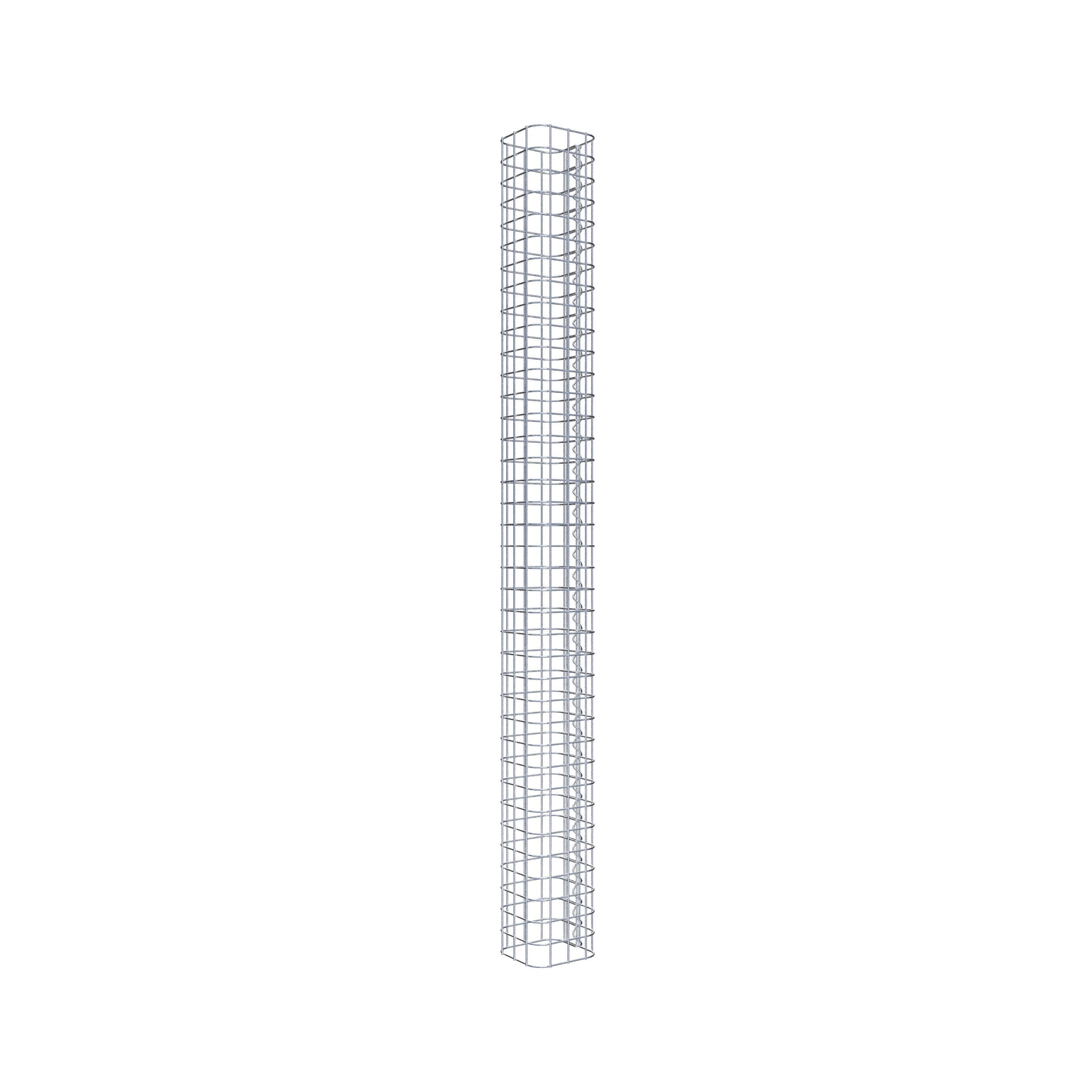 Gabion column 17 x 17 cm, MW 5 x 5 cm square