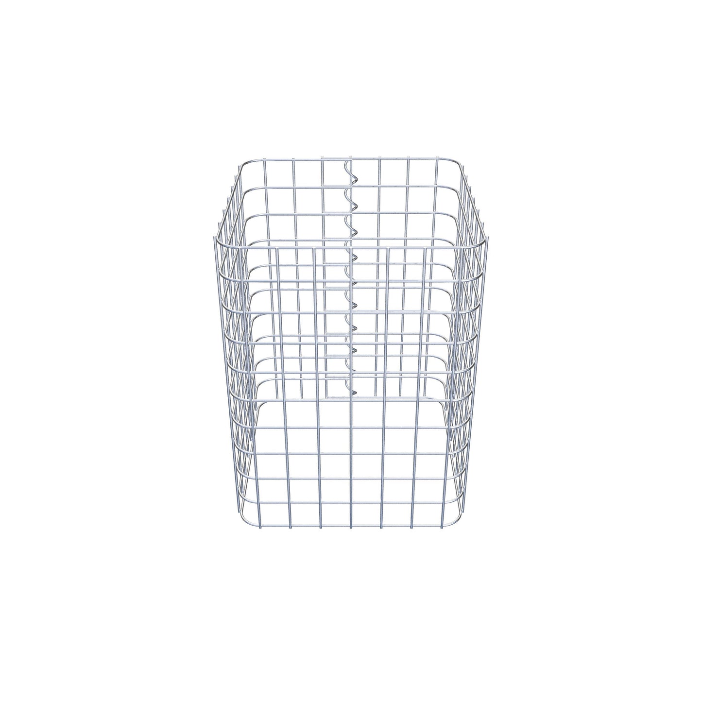 Coluna de gabião 37 x 37 cm MW 5 x 5 cm quadrado