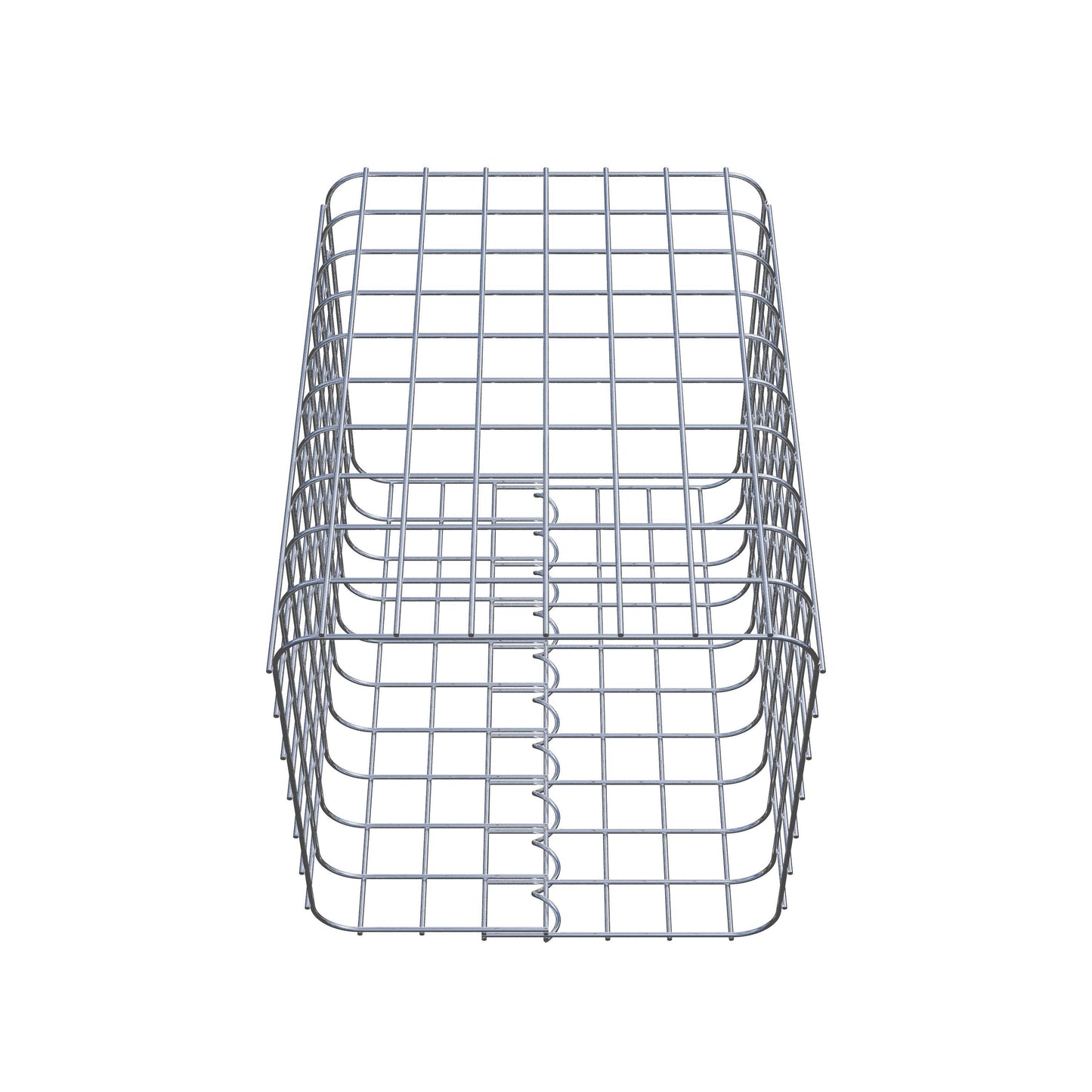 Coluna de gabião 37 x 37 cm MW 5 x 5 cm quadrado