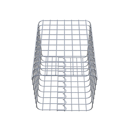 Coluna de gabião 37 x 37 cm MW 5 x 5 cm quadrado