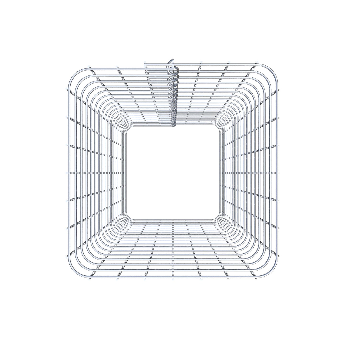 Coluna de gabião 37 x 37 cm MW 5 x 5 cm quadrado