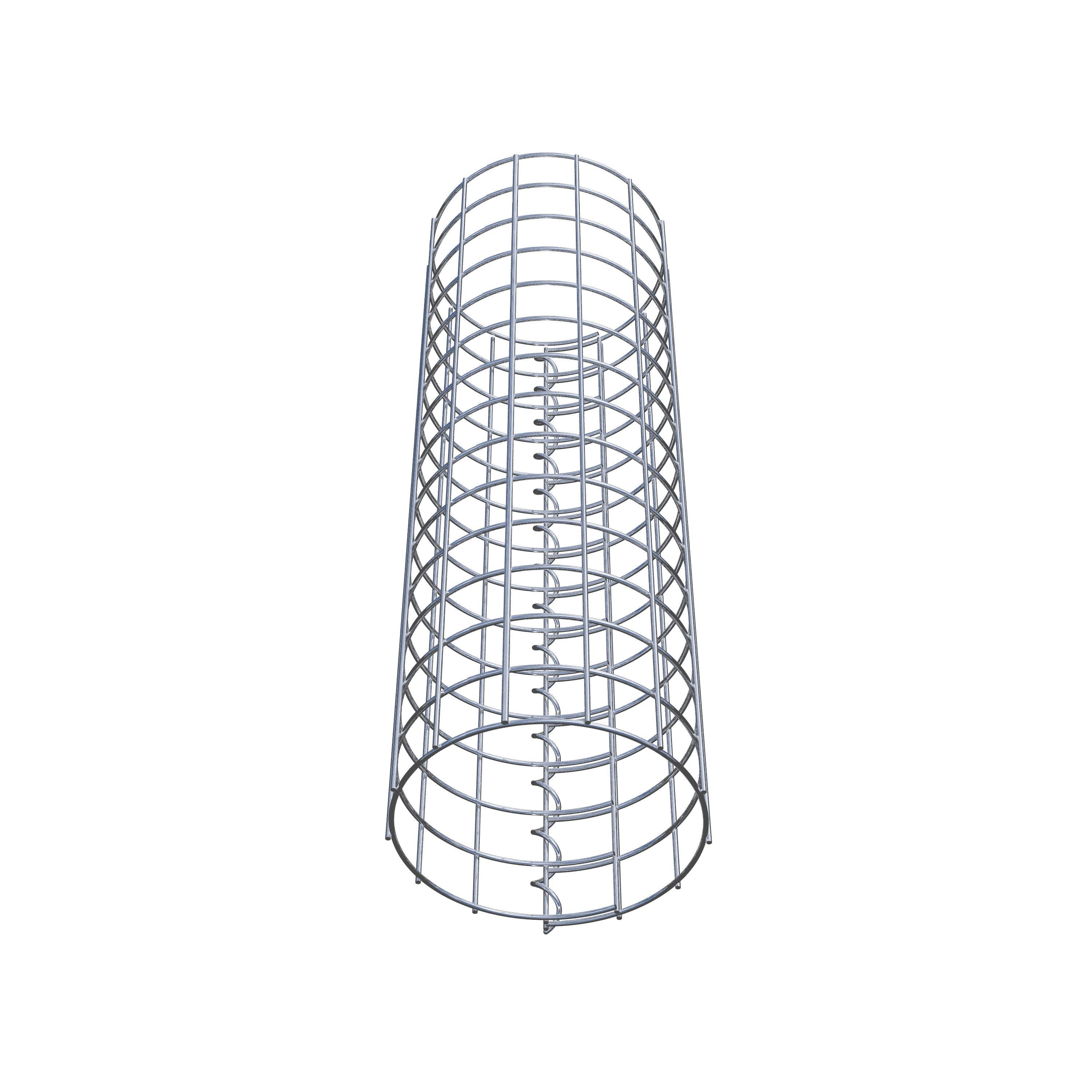 Gabionsøjle diameter 22 cm MW 5 x 5 cm rund