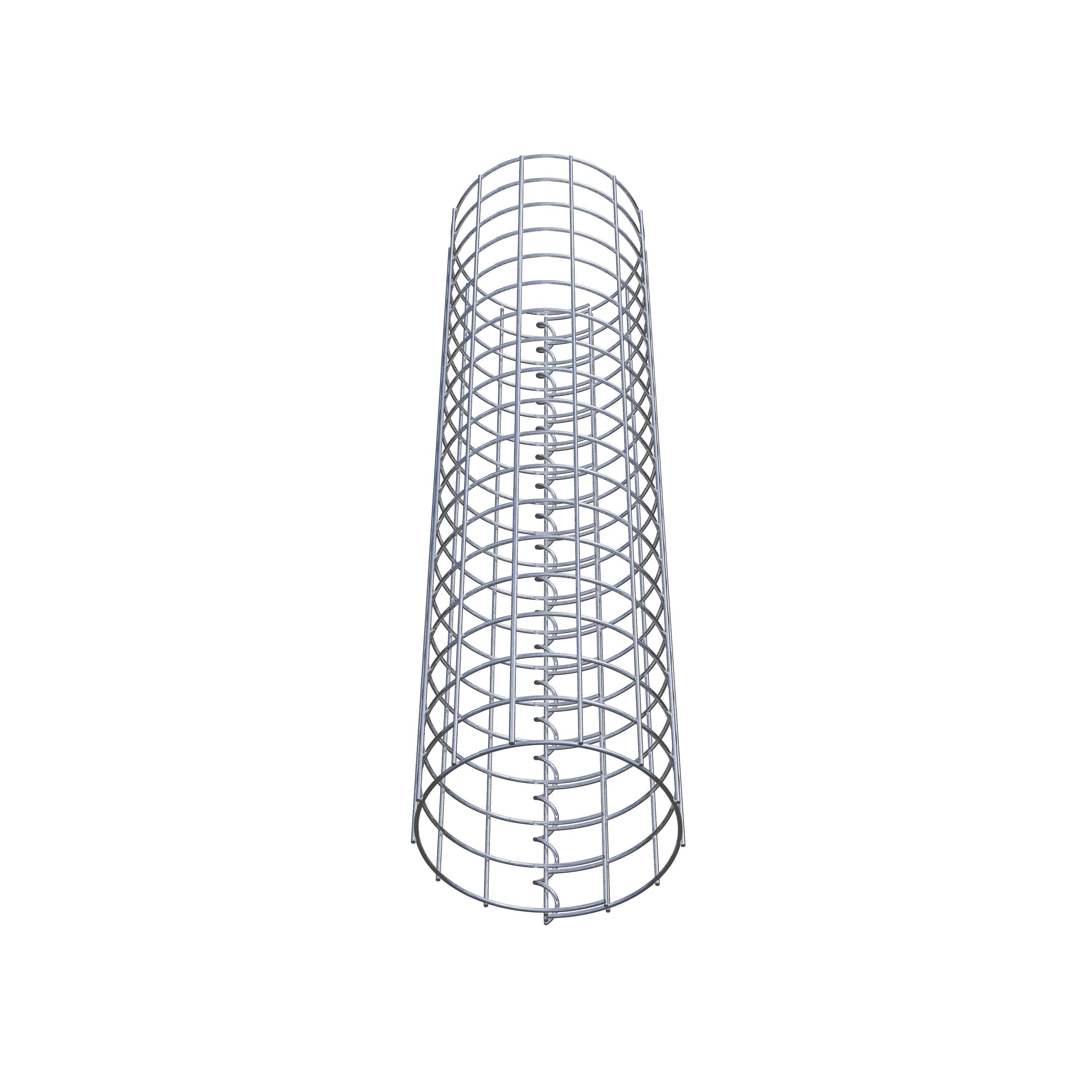 Coluna de gabião diâmetro 22 cm MW 5 x 5 cm redondo