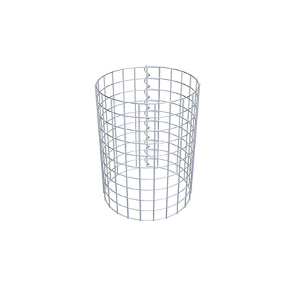 Coluna de gabião diâmetro 37 cm MW 5 x 5 cm redondo