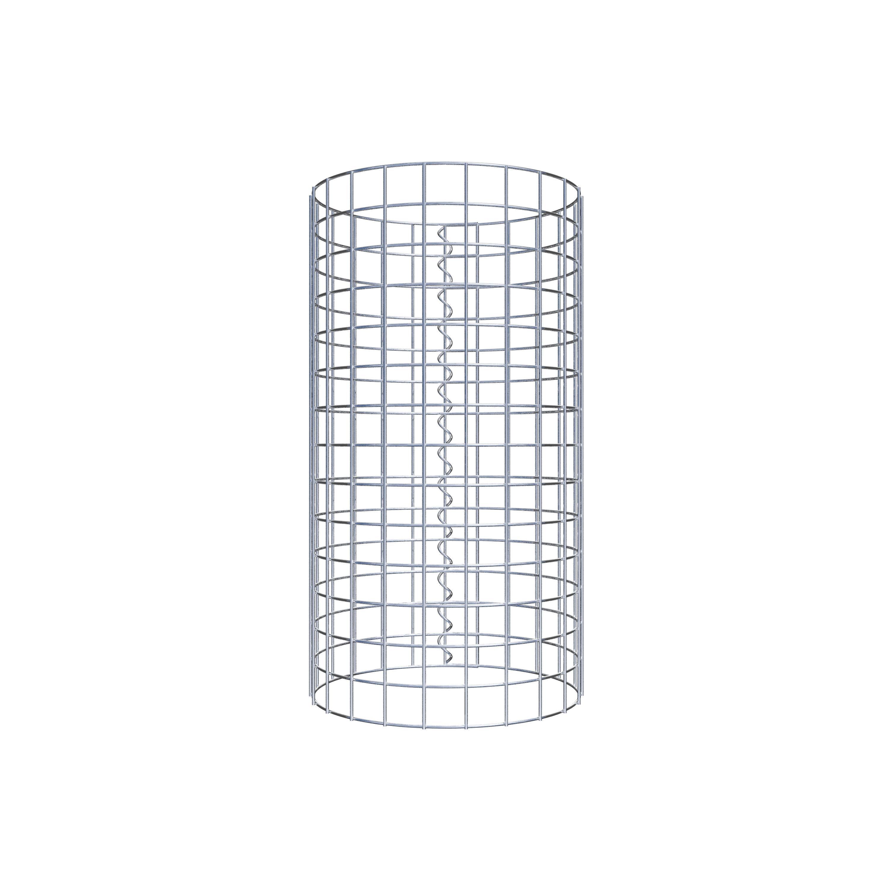 Coluna de gabião diâmetro 37 cm MW 5 x 5 cm redondo