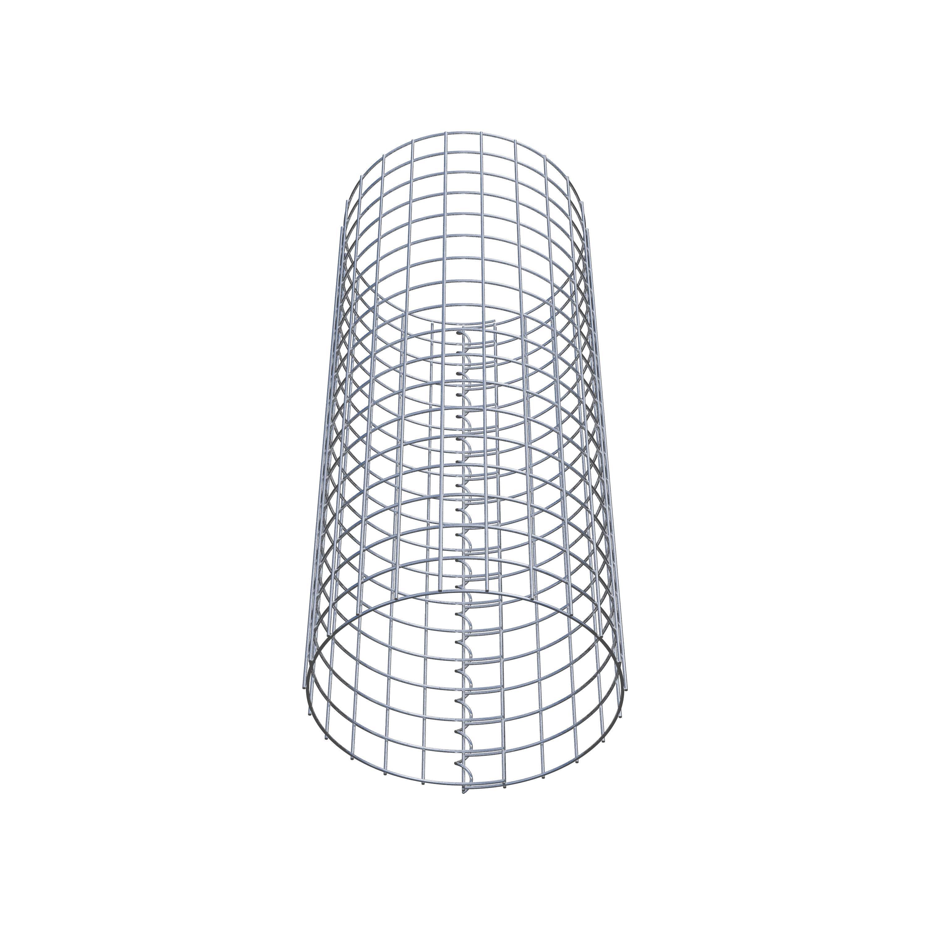 Coluna de gabião diâmetro 37 cm MW 5 x 5 cm redondo