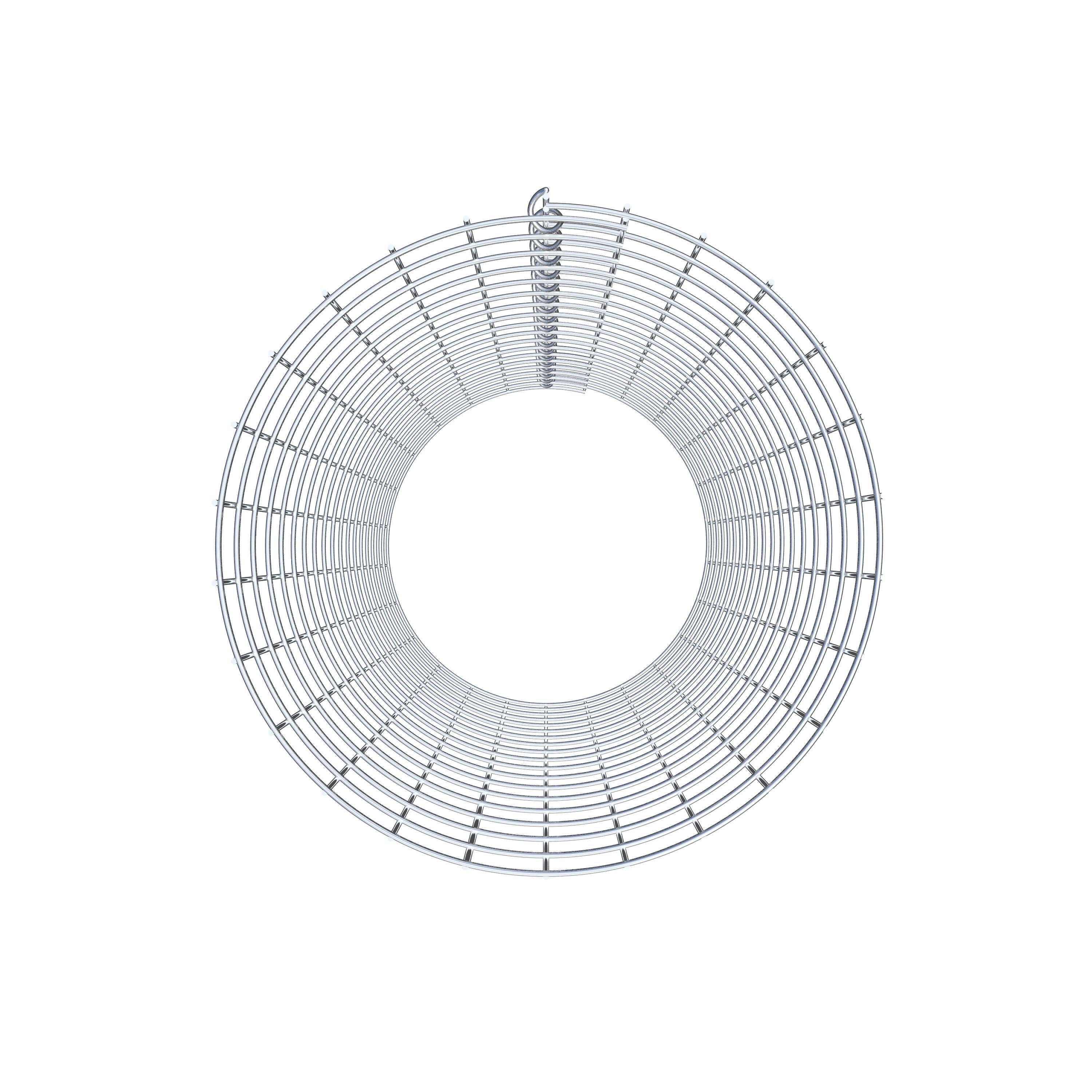 Gabionsøjle diameter 42 cm MW 5 x 5 cm rund