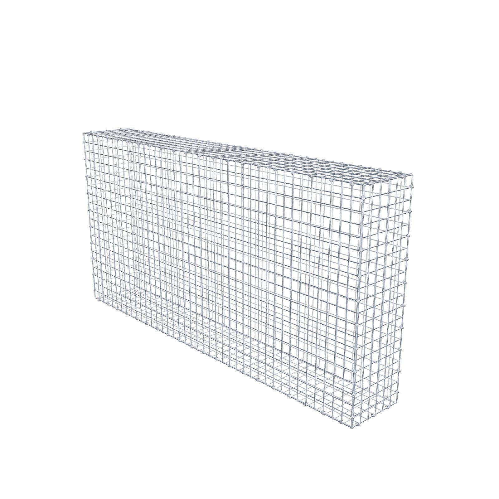 Gavión 200 cm x 100 cm x 30 cm (L x A x P), luz de malla 5 x 5 cm, anillo en espiral