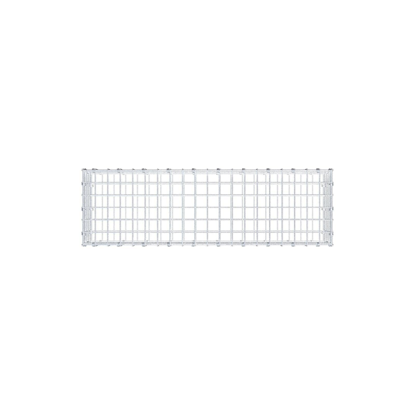Gabion 100 cm x 20 cm x 30 cm (L x H x P), mailles 5 x 5 cm, anneau en spirale