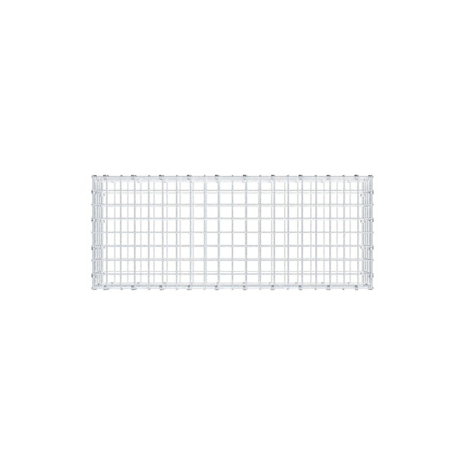 Gabion 100 cm x 20 cm x 40 cm (L x H x P), mailles 5 x 5 cm, anneau en spirale