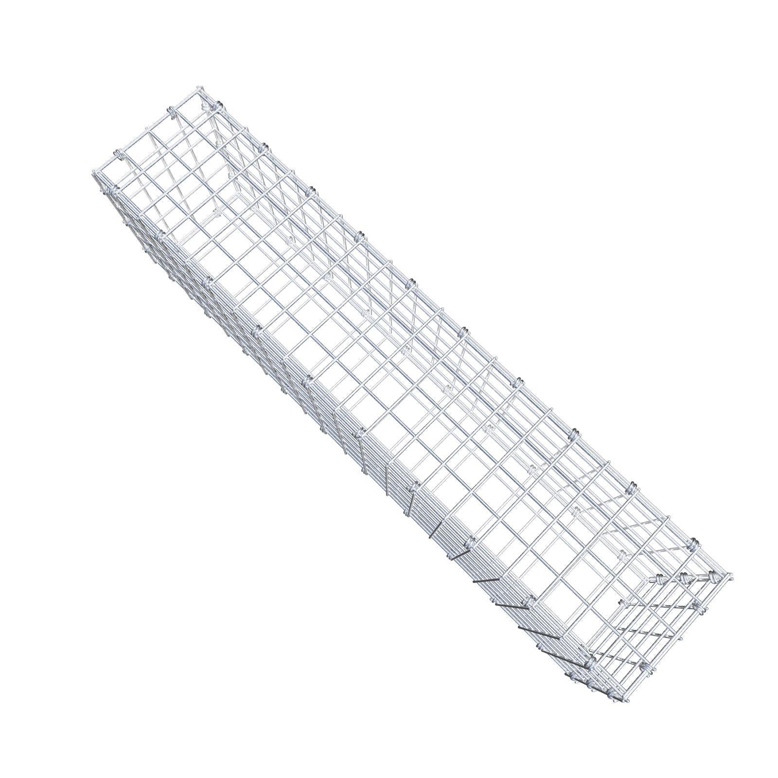 Gabion 100 cm x 30 cm x 20 cm (L x H x P), mailles 5 x 5 cm, anneau en spirale