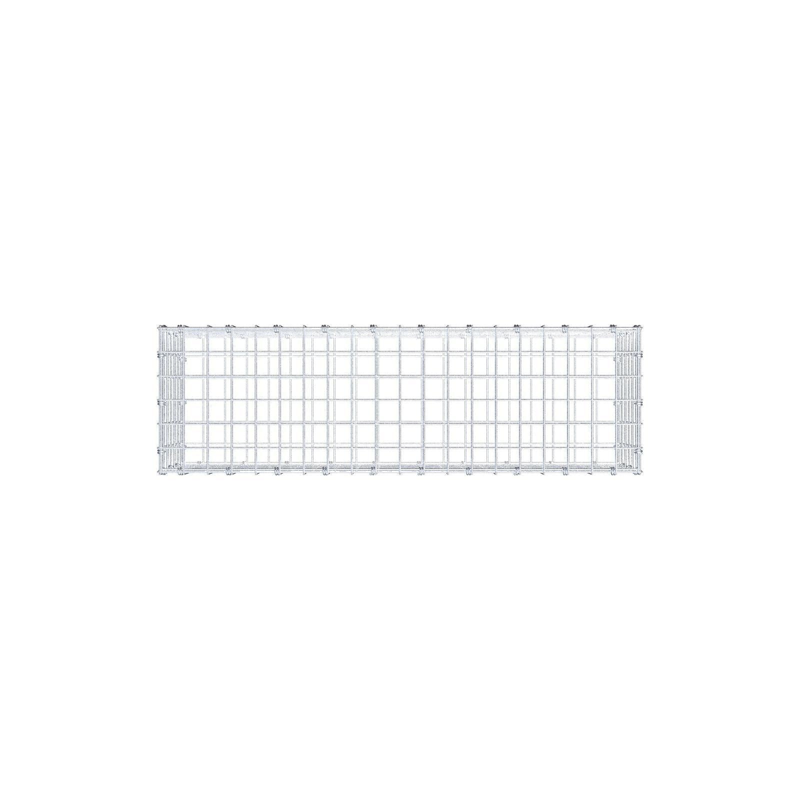 Gabion 100 cm x 30 cm x 30 cm (L x H x P), mailles 5 x 5 cm, anneau en spirale