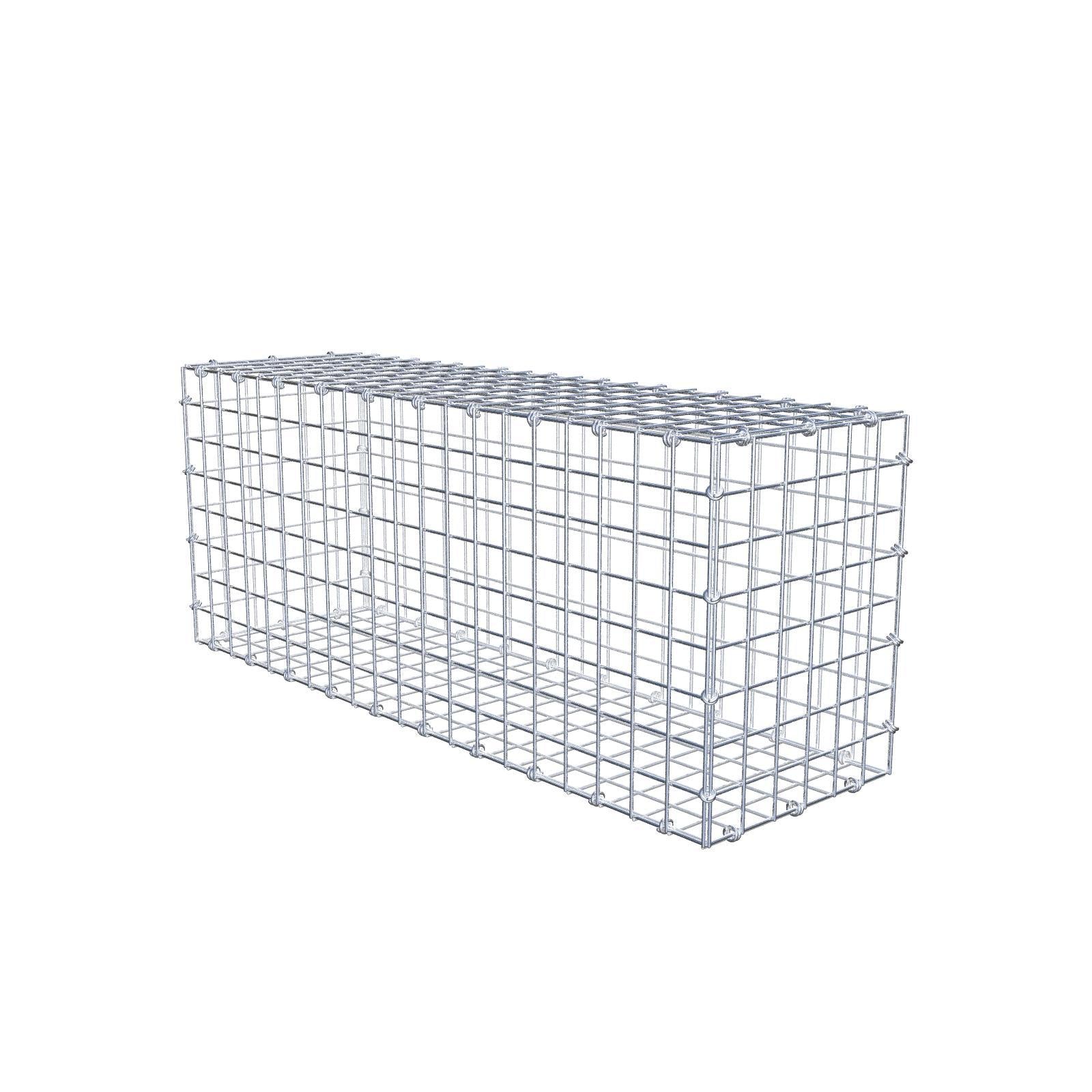 Gabion 100 cm x 40 cm x 30 cm (L x H x P), mailles 5 x 5 cm, anneau en spirale