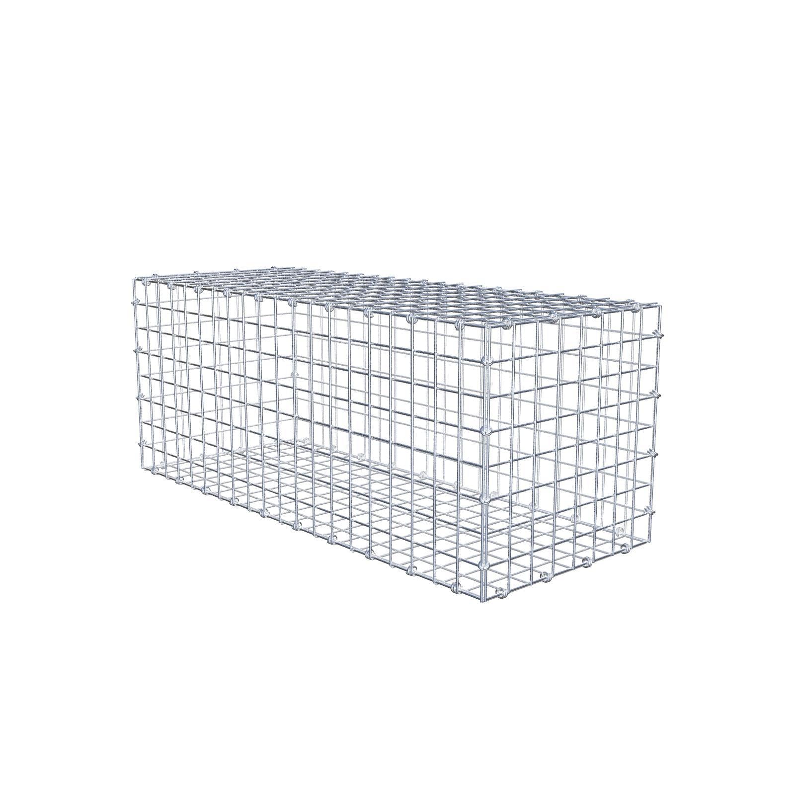 Gabion 100 cm x 40 cm x 40 cm (L x H x P), mailles 5 x 5 cm, anneau en spirale