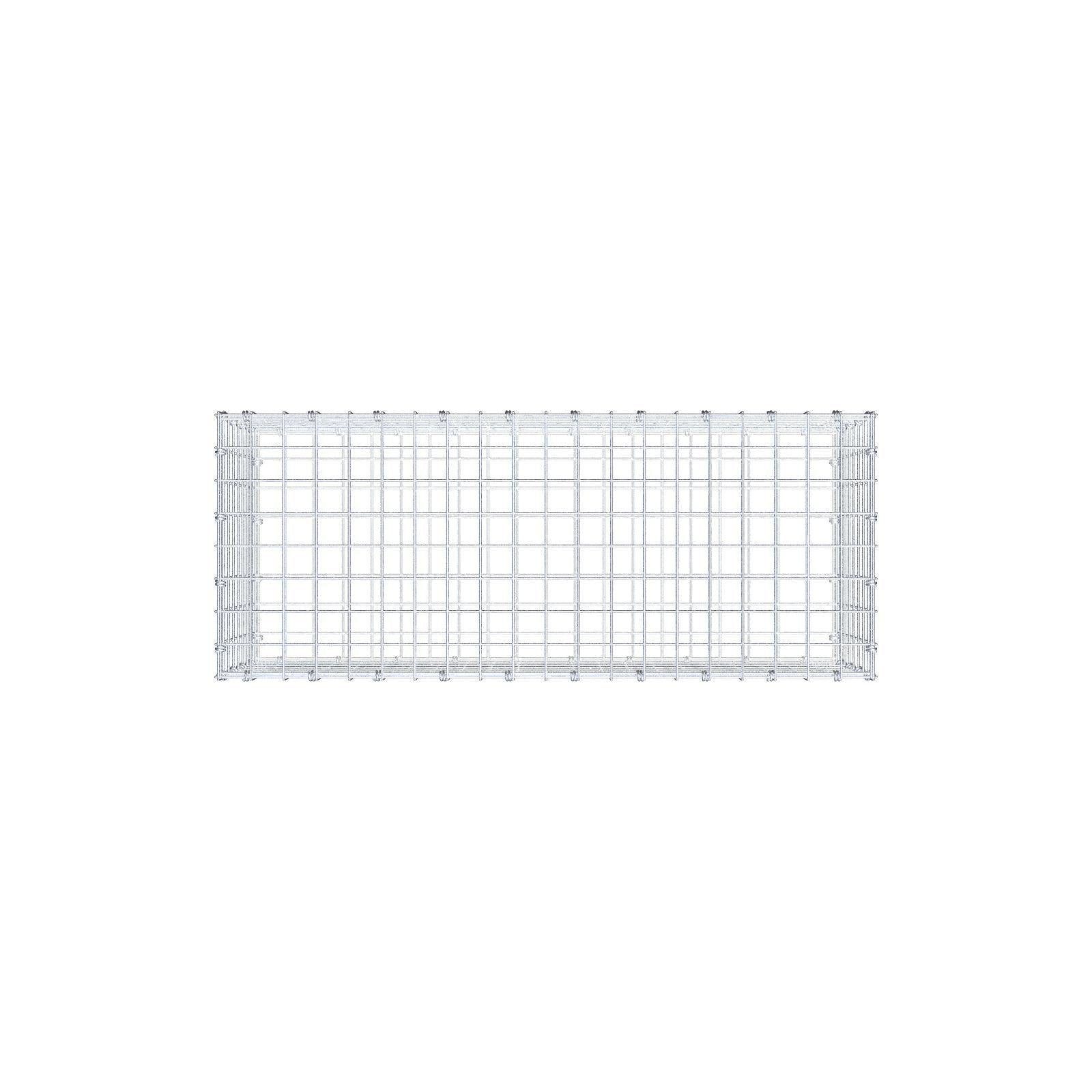 Gabion 100 cm x 40 cm x 40 cm (L x H x P), mailles 5 x 5 cm, anneau en spirale