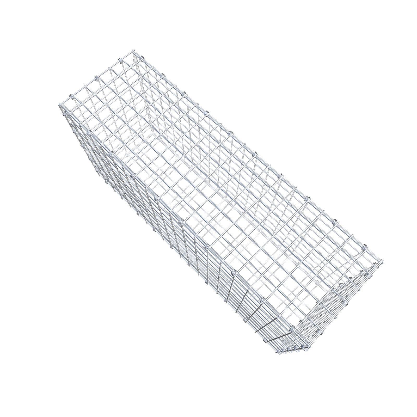 Gabion 100 cm x 50 cm x 30 cm (L x H x P), mailles 5 x 5 cm, anneau en spirale