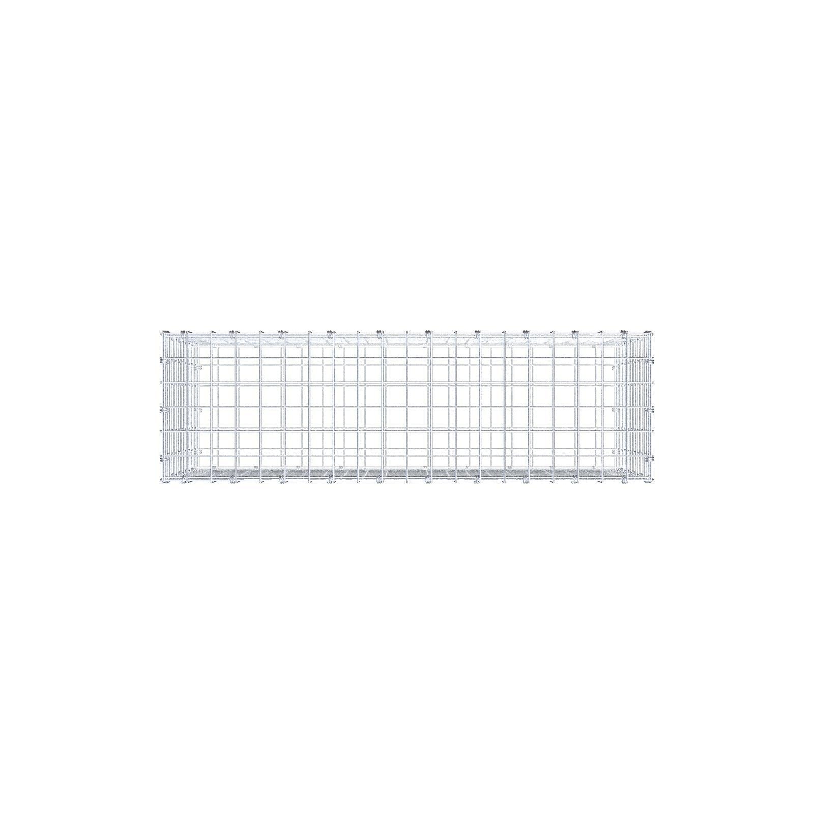 Gabion 100 cm x 50 cm x 30 cm (L x H x P), mailles 5 x 5 cm, anneau en spirale