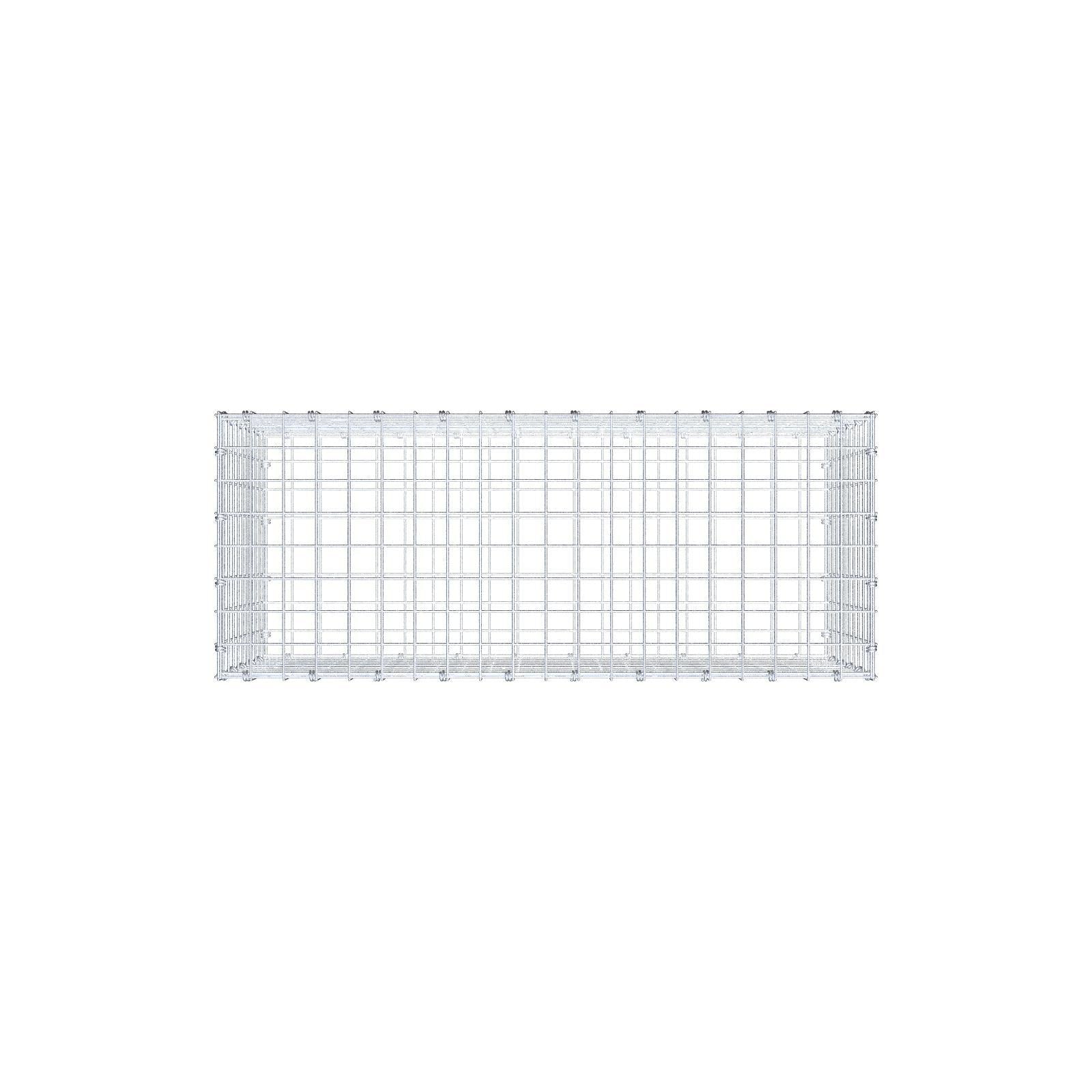 Gabion 100 cm x 50 cm x 40 cm (L x H x P), mailles 5 x 5 cm, anneau en spirale