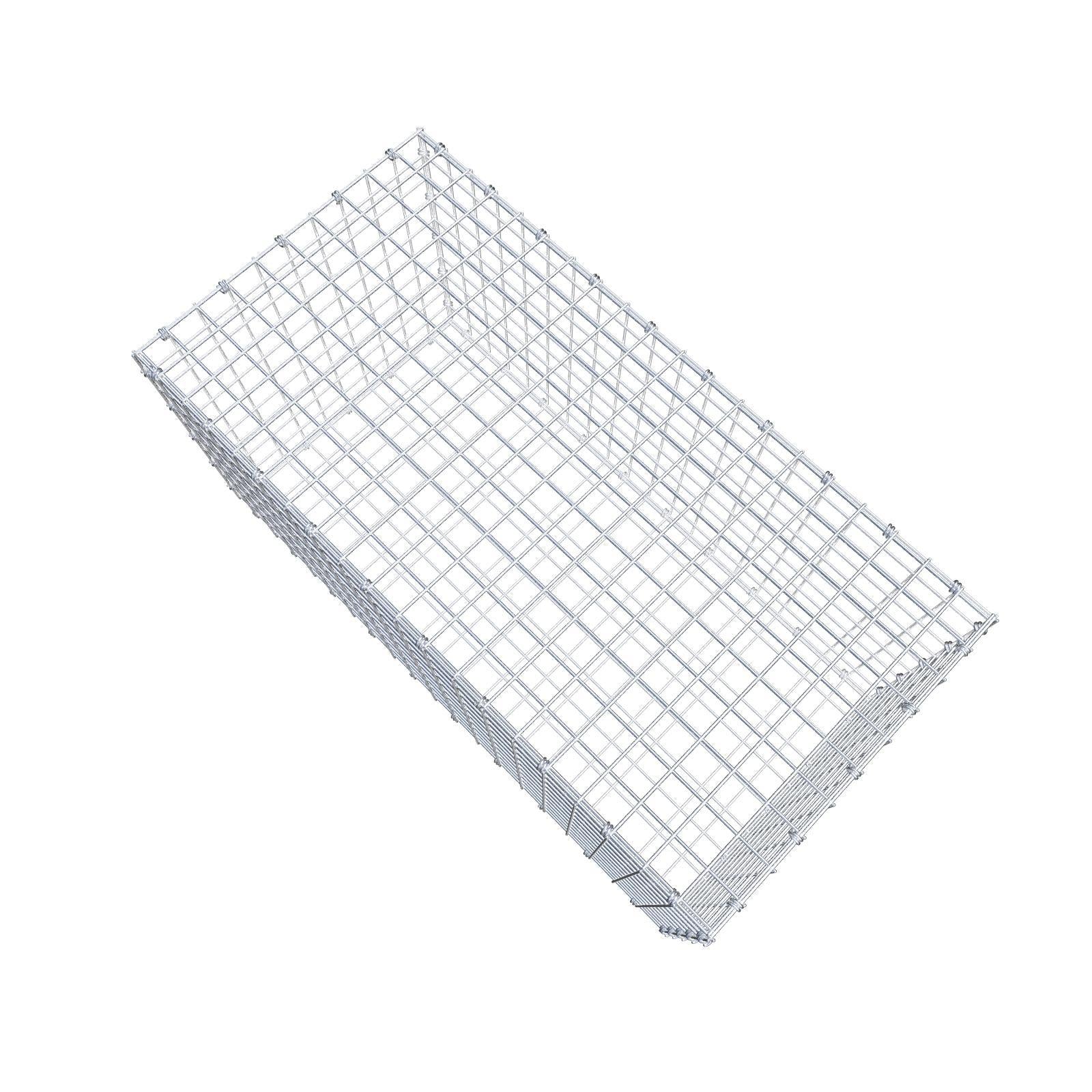 Gabion 100 cm x 50 cm x 50 cm (L x H x D), mesh size 5 x 5 cm, spiral ring
