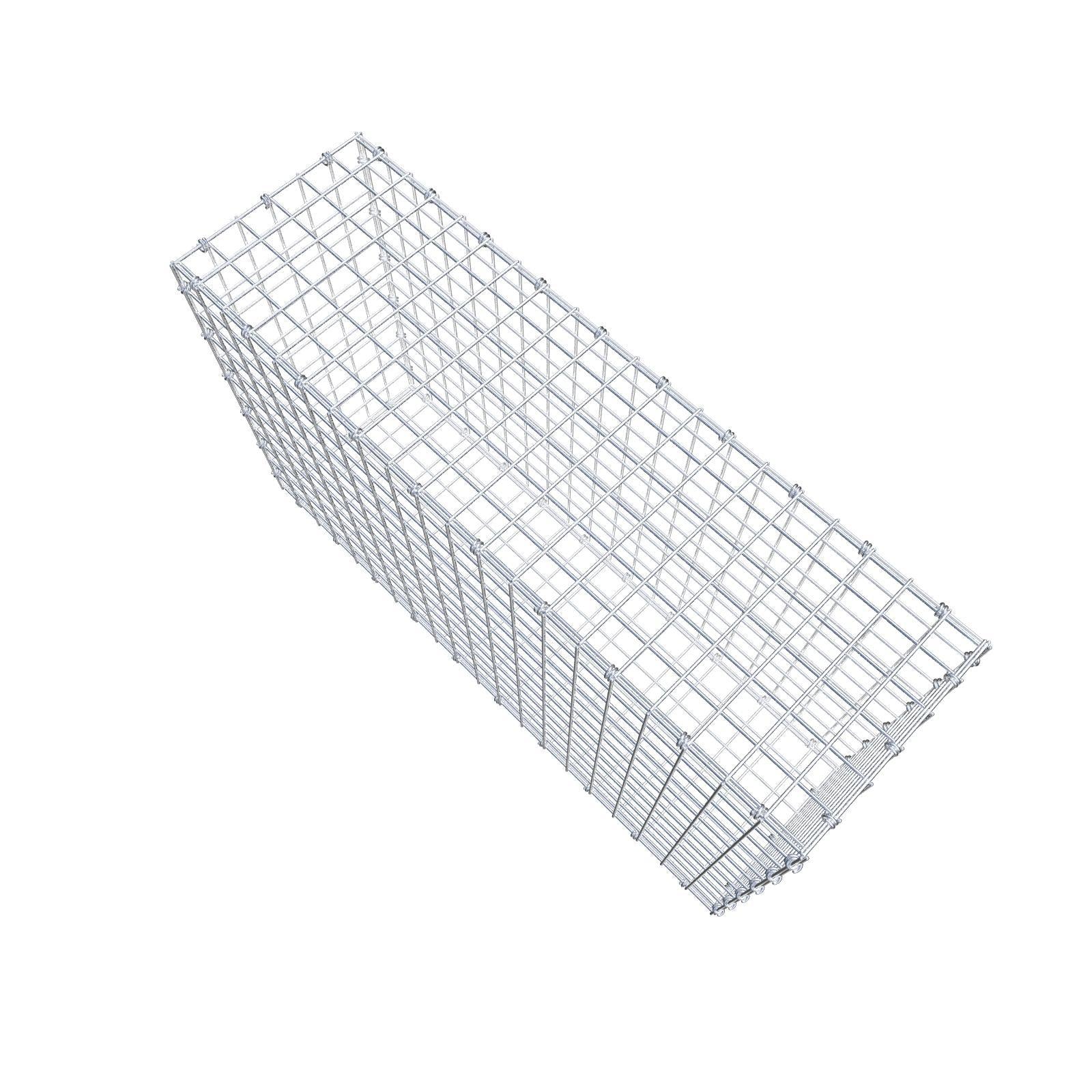 Gabion 100 cm x 60 cm x 30 cm (L x H x P), mailles 5 x 5 cm, anneau en spirale
