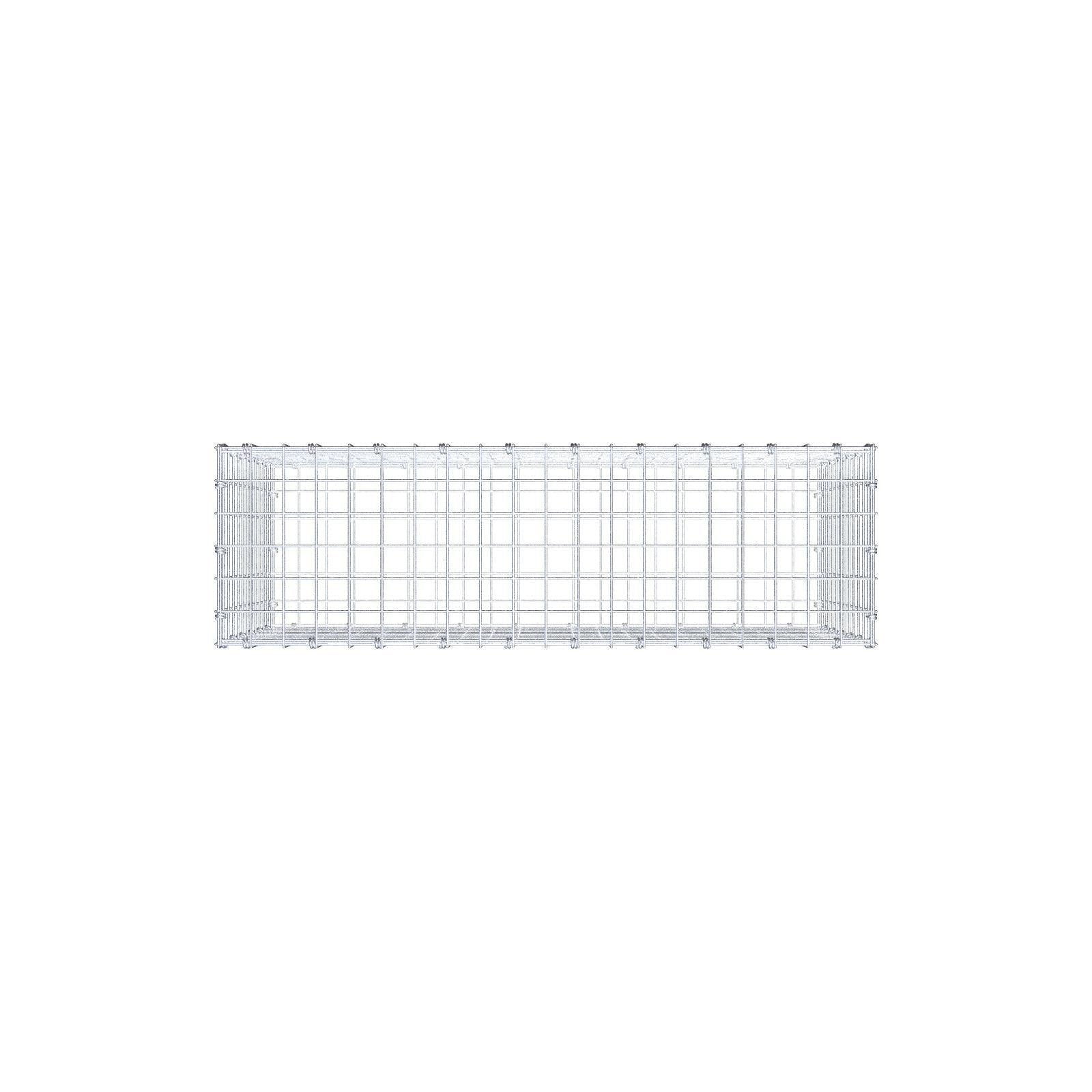 Gabion 100 cm x 60 cm x 30 cm (L x H x P), mailles 5 x 5 cm, anneau en spirale