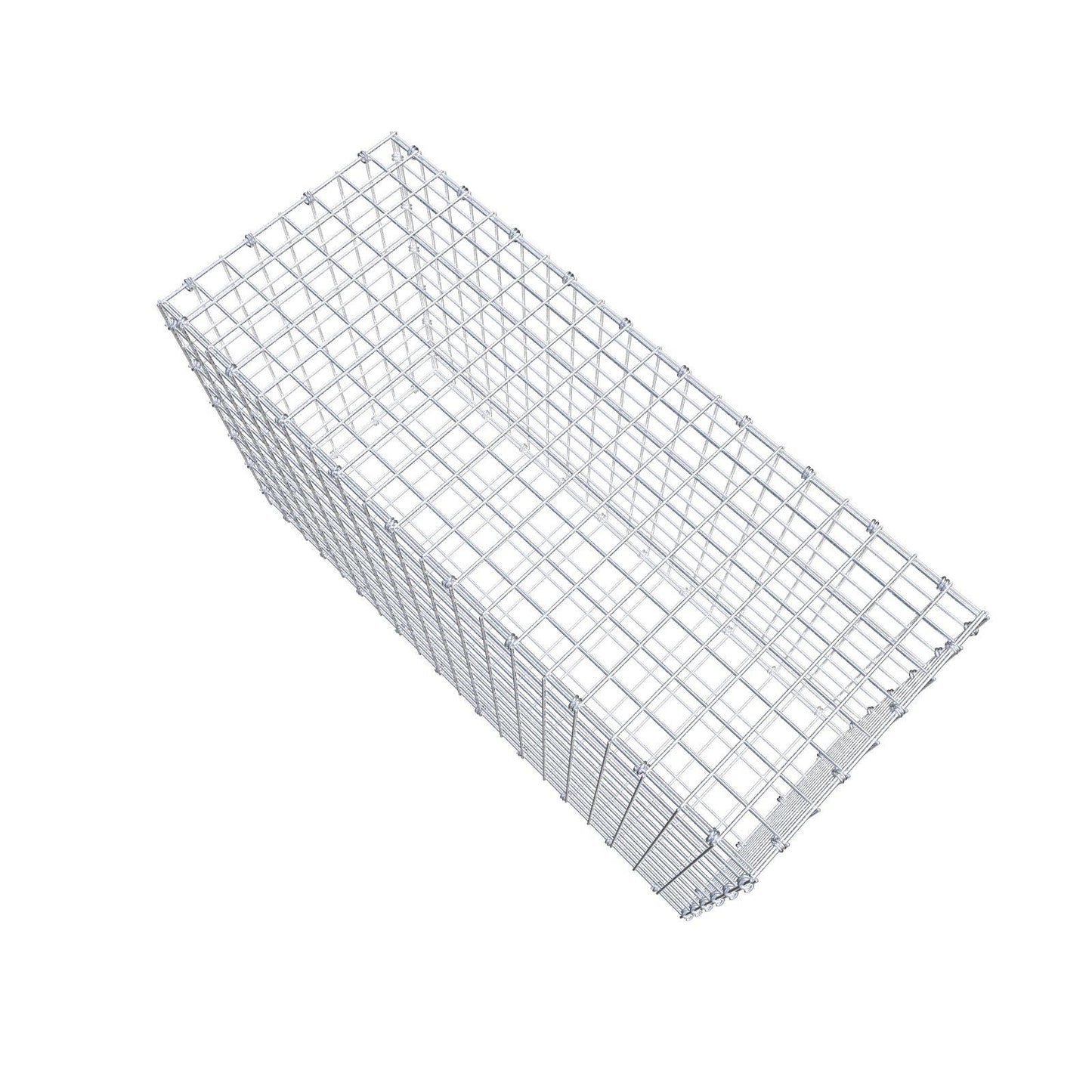 Gabion 100 cm x 60 cm x 40 cm (L x H x P), mailles 5 x 5 cm, anneau en spirale